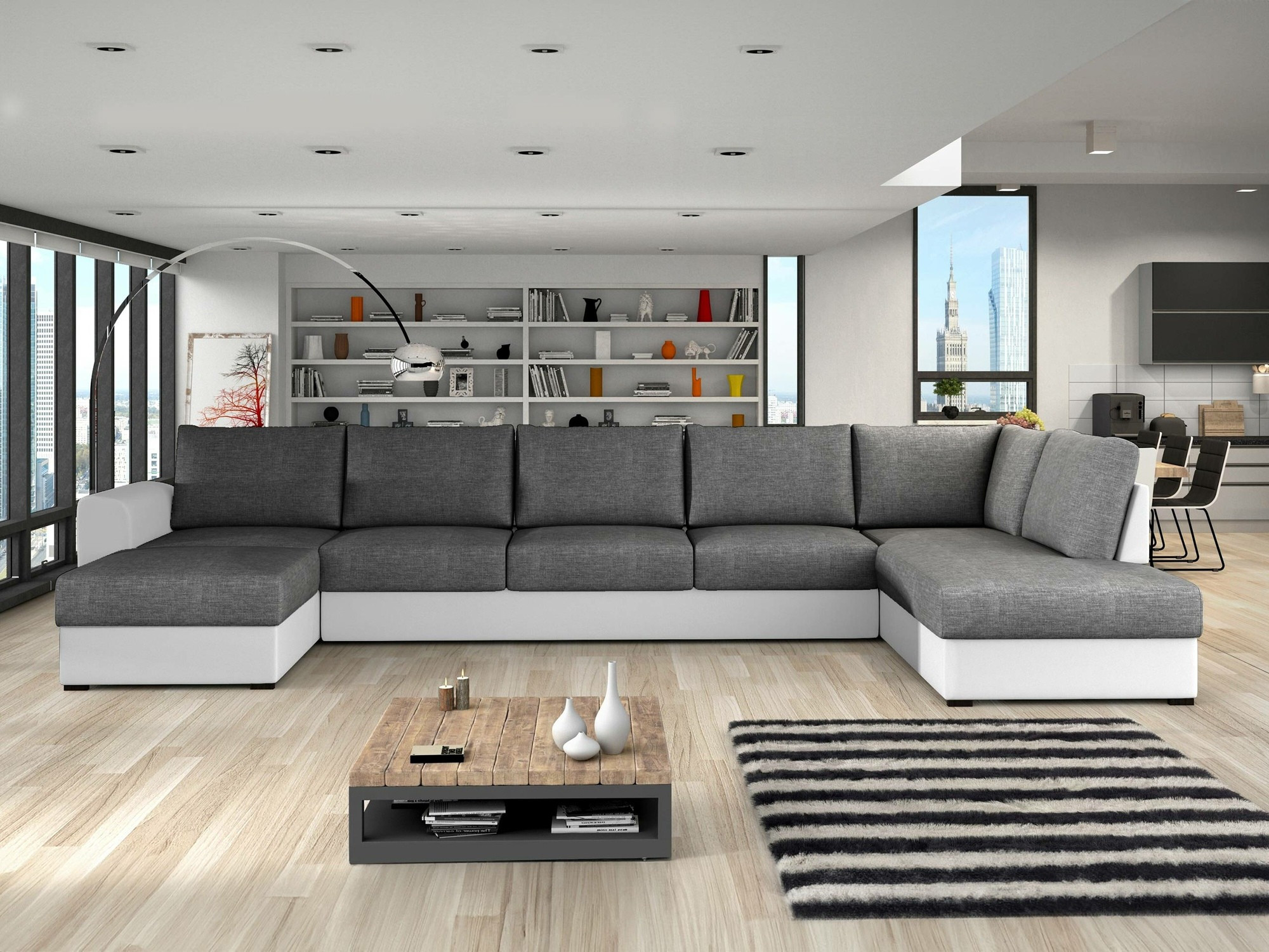 Divano angolare Comfivo Flumen I (Soft 017 + Lux 06)