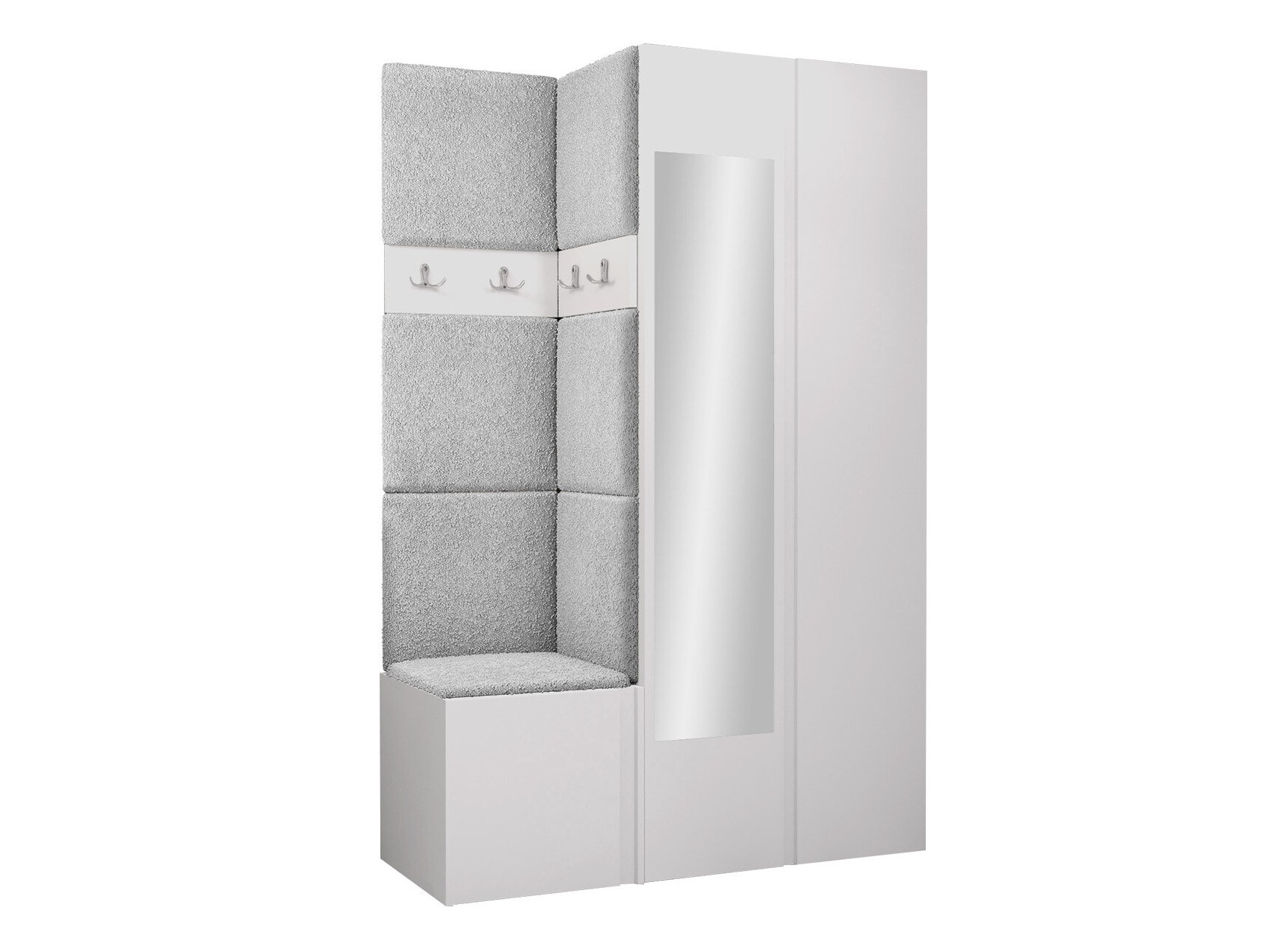 Set arredo da corridoio Pinis XXVI (Bianco)