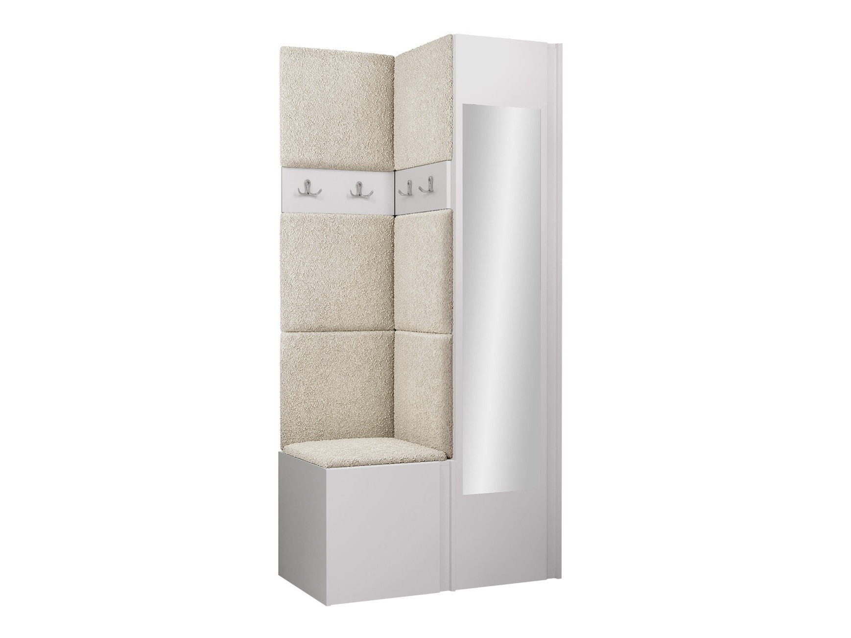 Set arredo da corridoio Pinis XXV (Bianco)