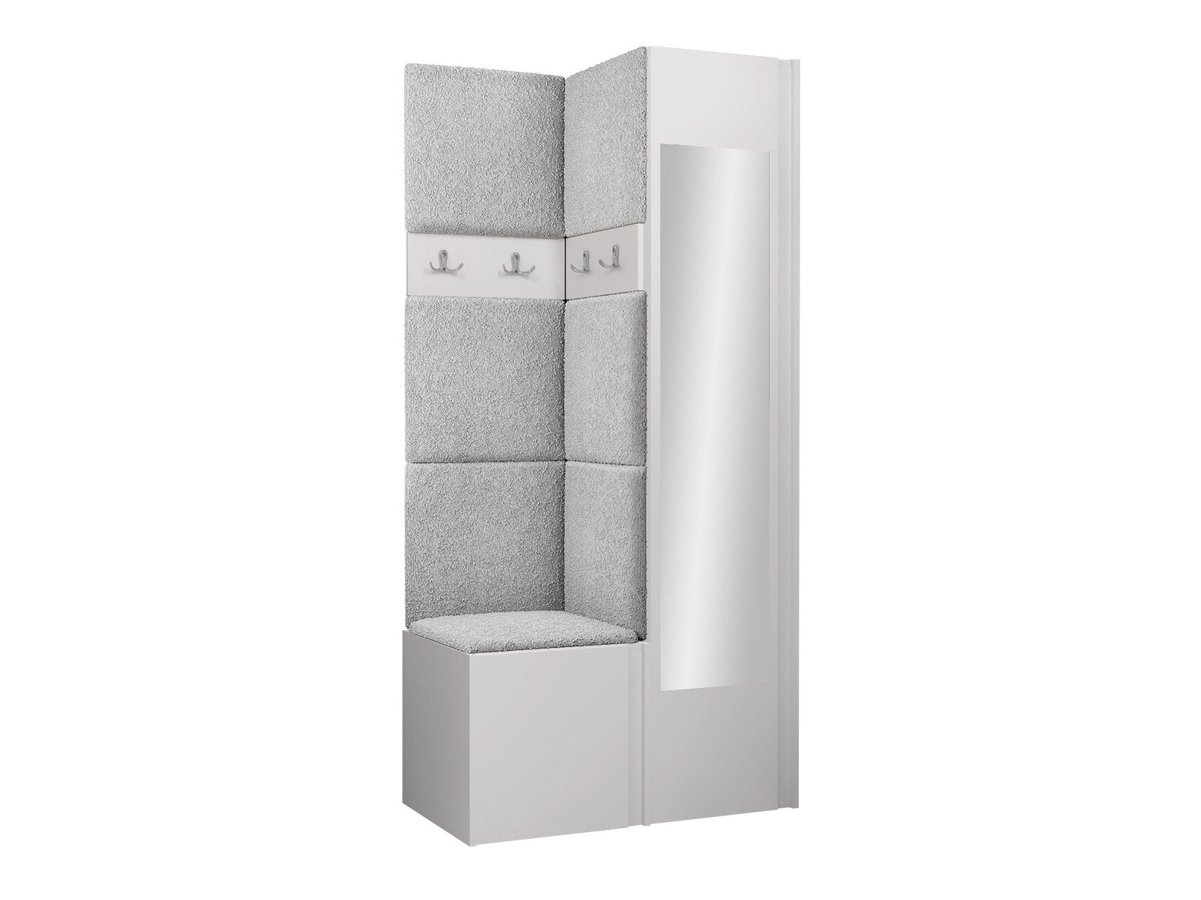 Set arredo da corridoio Pinis XXV (Bianco)