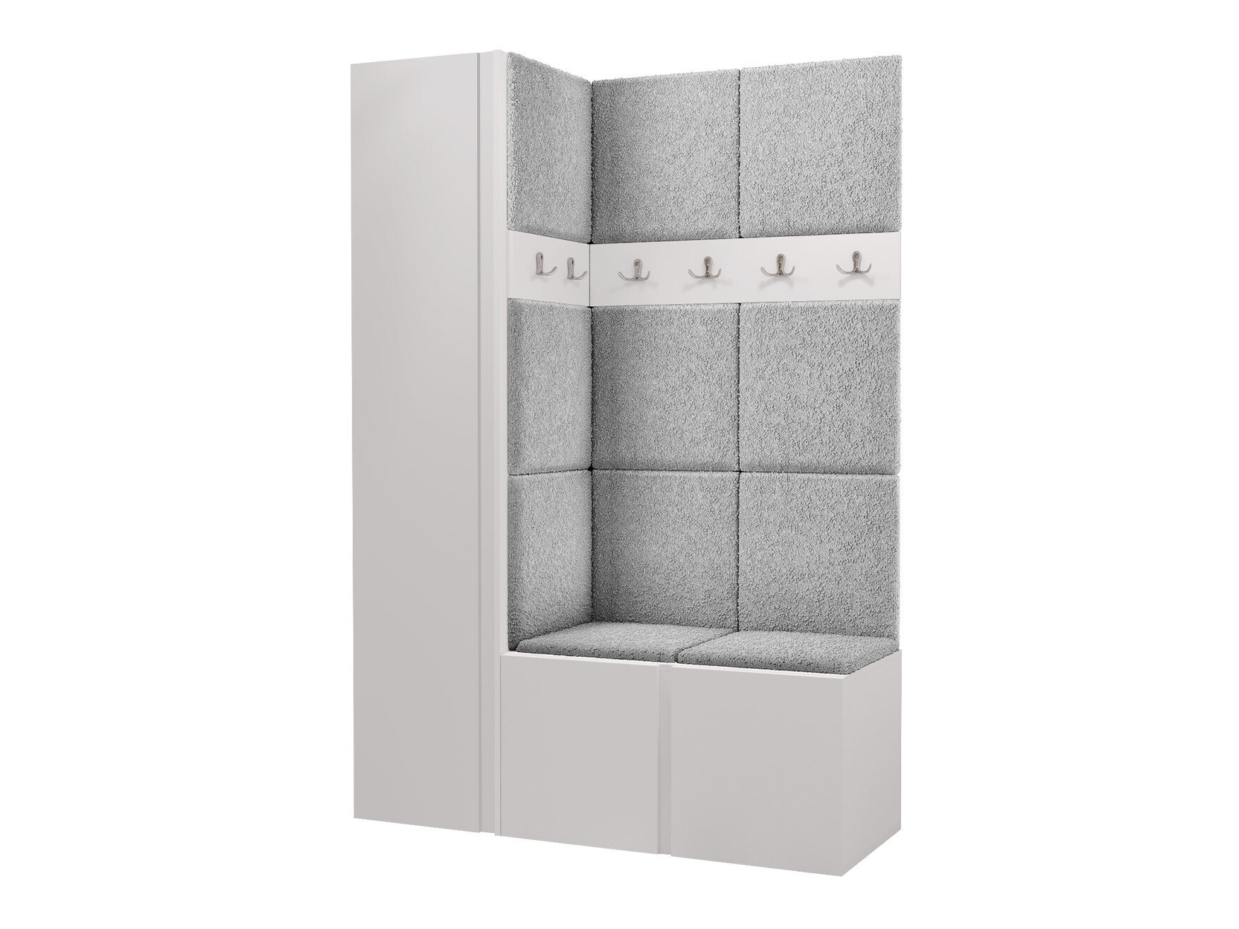 Set arredo da corridoio Pinis IX (Bianco)