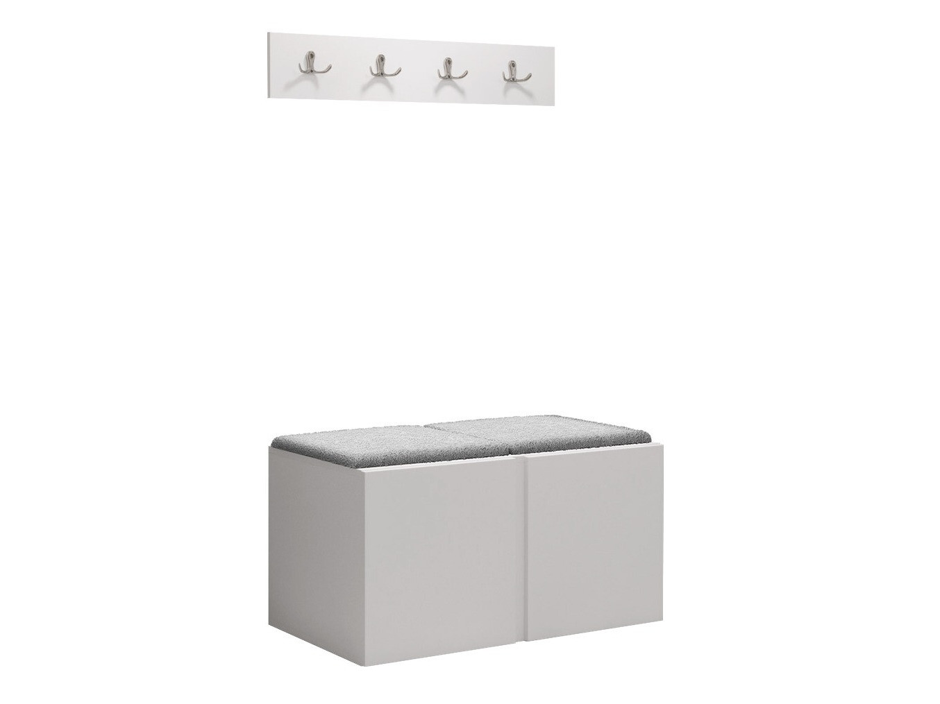 Set arredo da corridoio Pinis VI (Bianco)