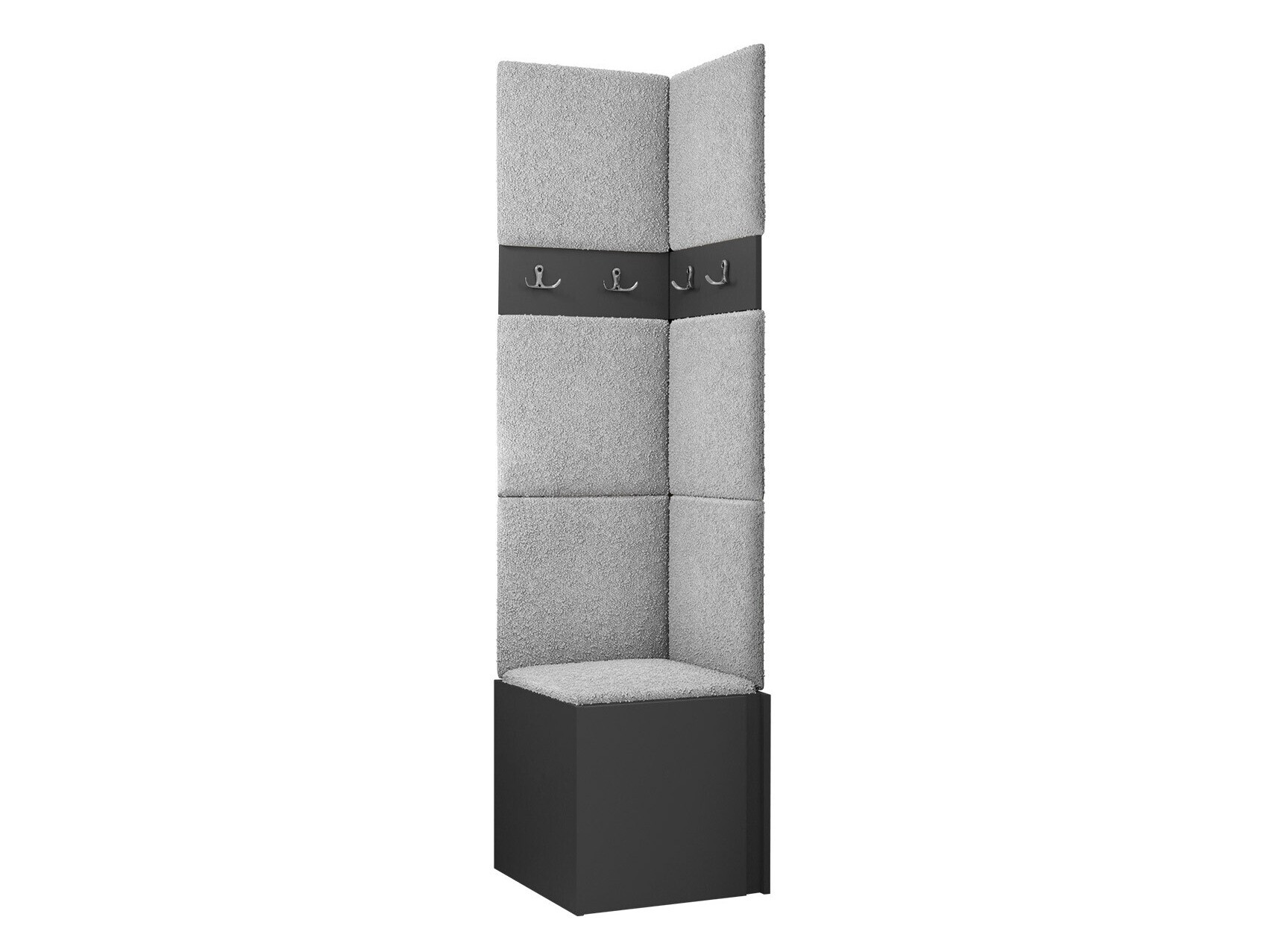 Set arredo da corridoio Pinis XXI (Grafite)