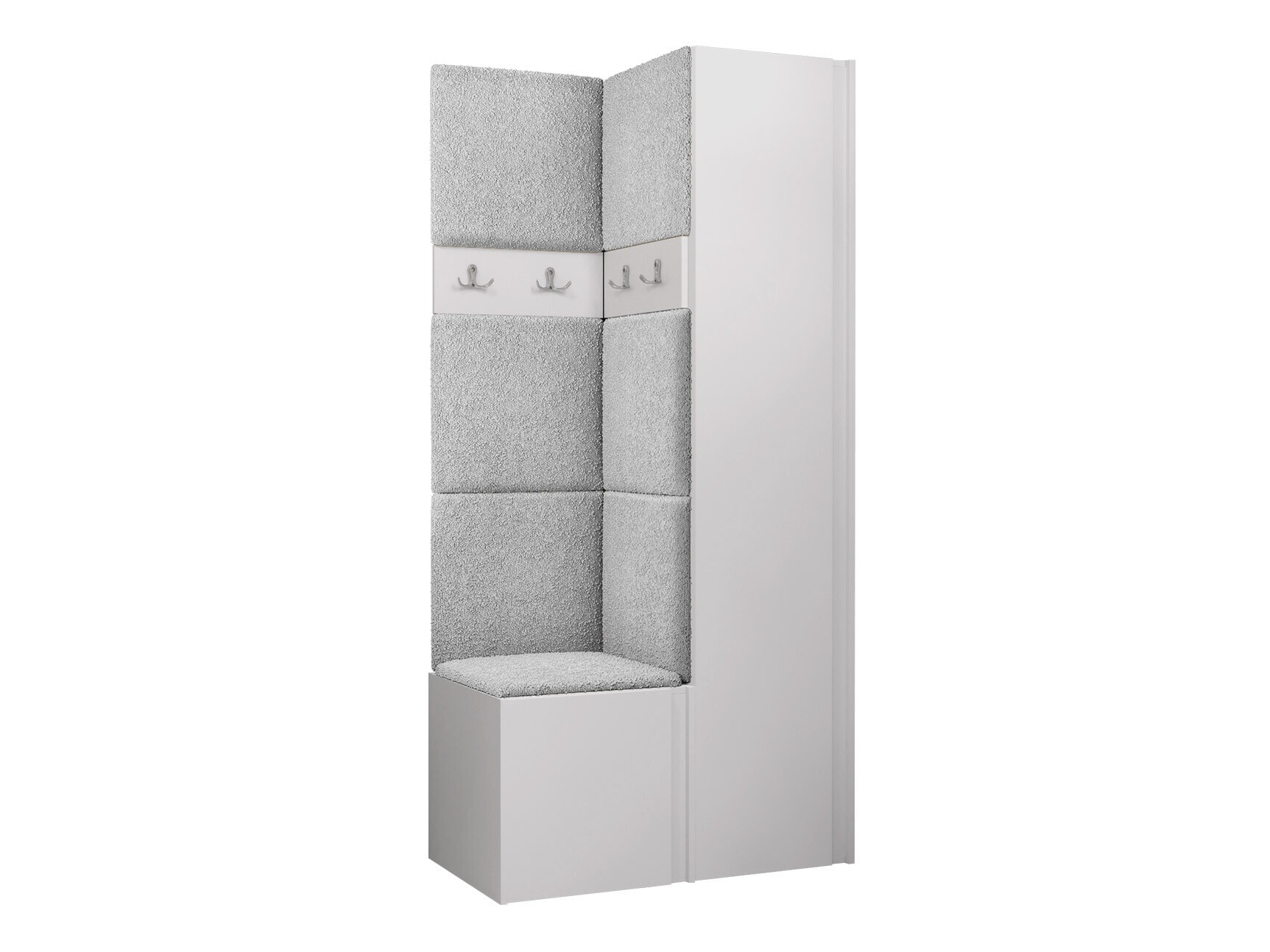 Set arredo da corridoio Pinis XXIV (Bianco)