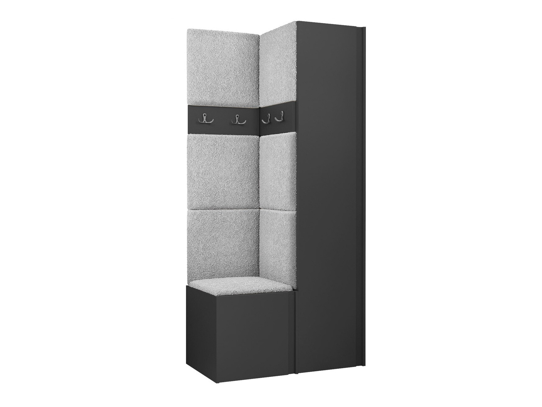 Set arredo da corridoio Pinis XXIV (Grafite)