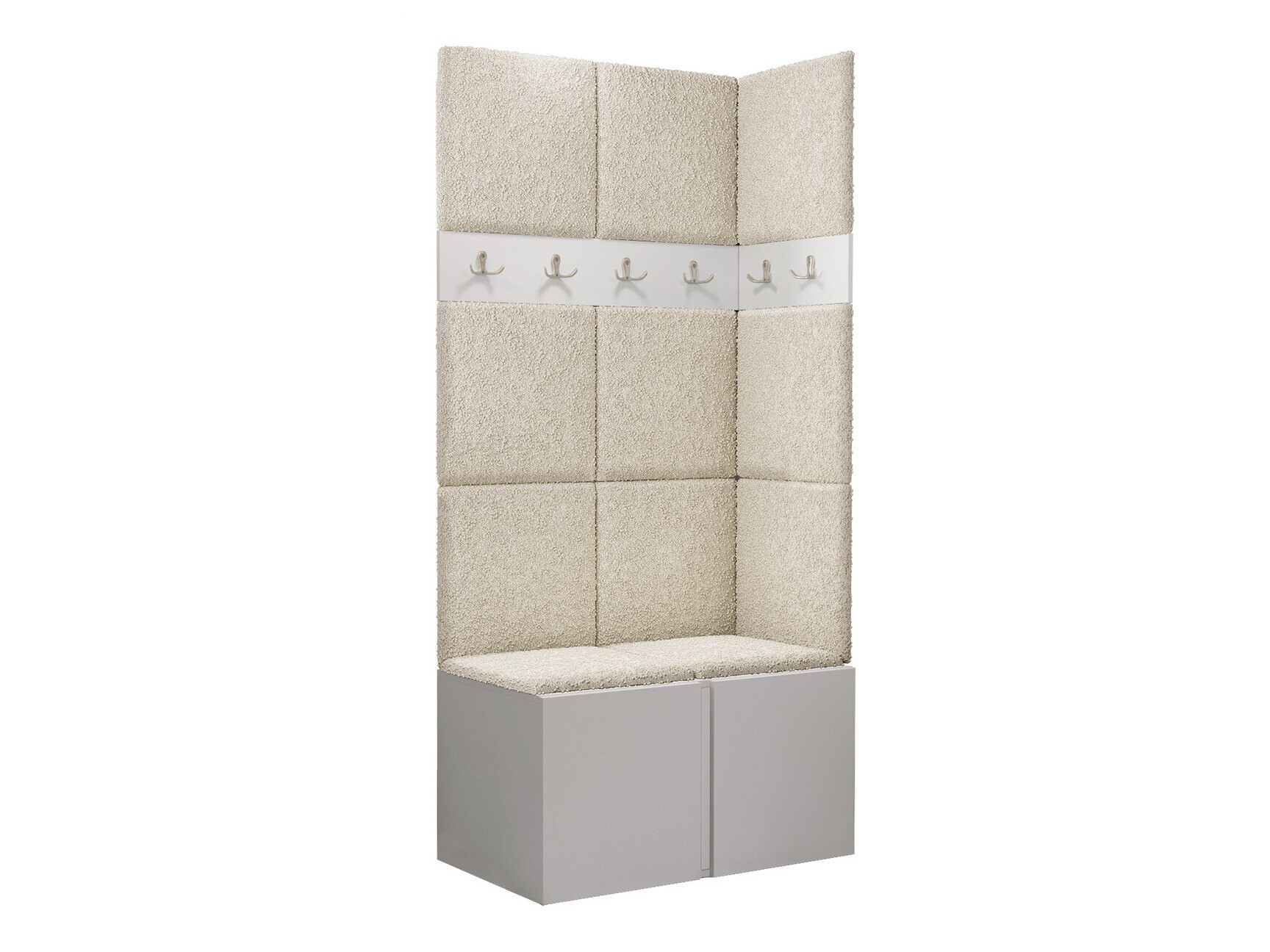 Set arredo da corridoio Pinis I (Bianco)