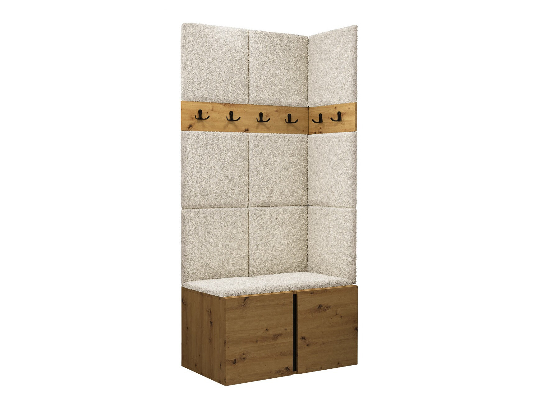 Set arredo da corridoio Pinis I (Rovere Artisan)