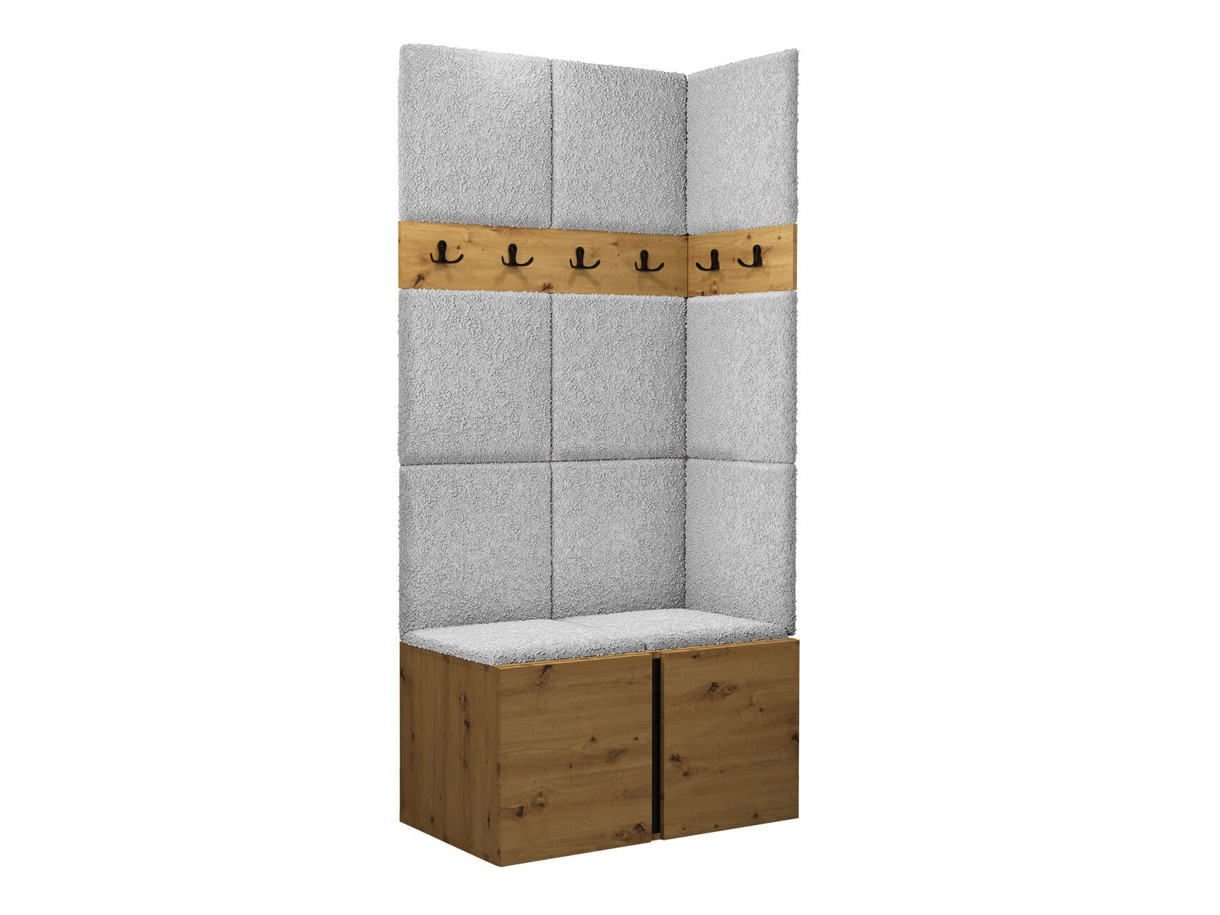 Set arredo da corridoio Pinis I (Rovere Artisan)