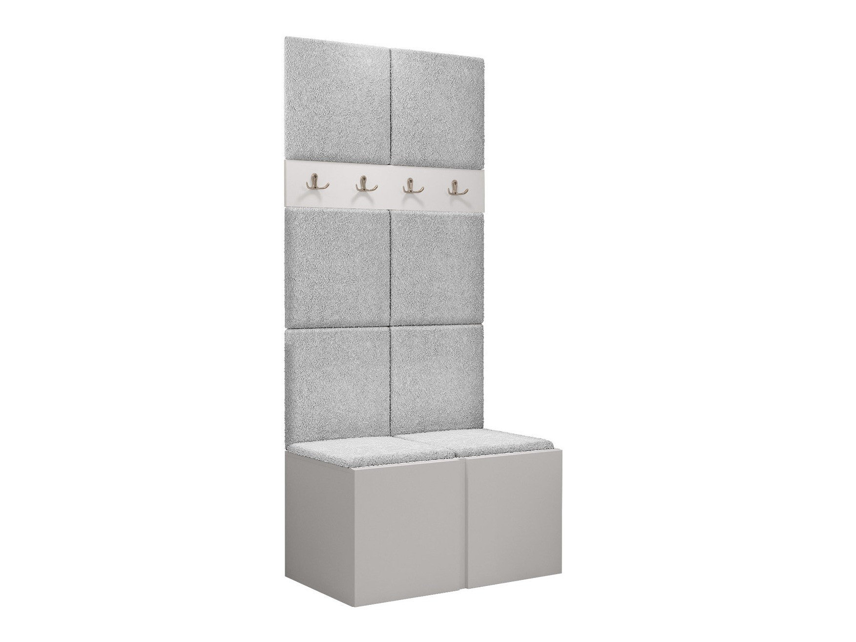 Set arredo da corridoio Pinis IV (Bianco)