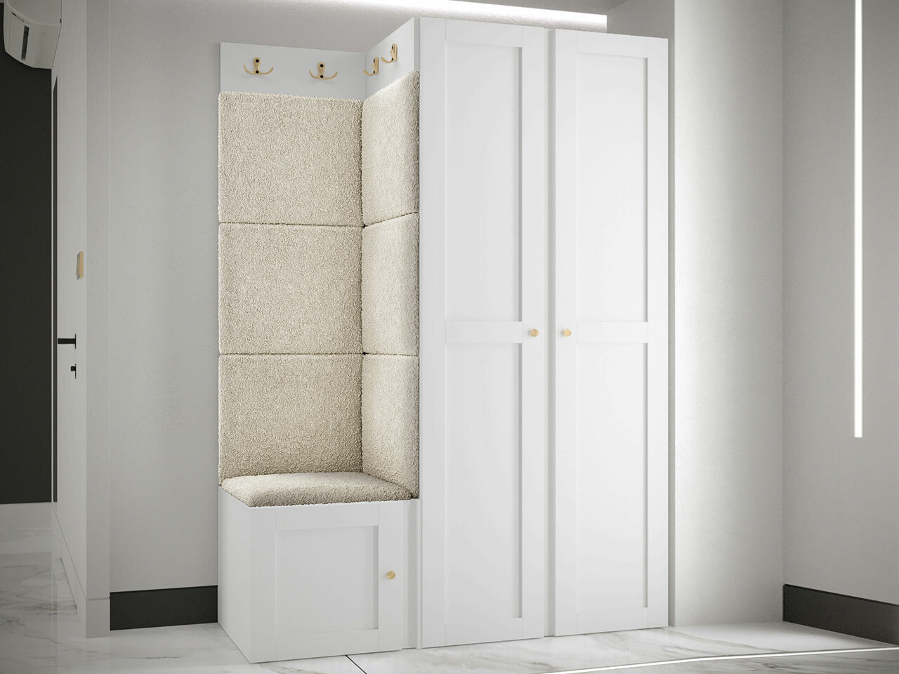 Set arredo da corridoio Hartford 379 (Abriamo 03)