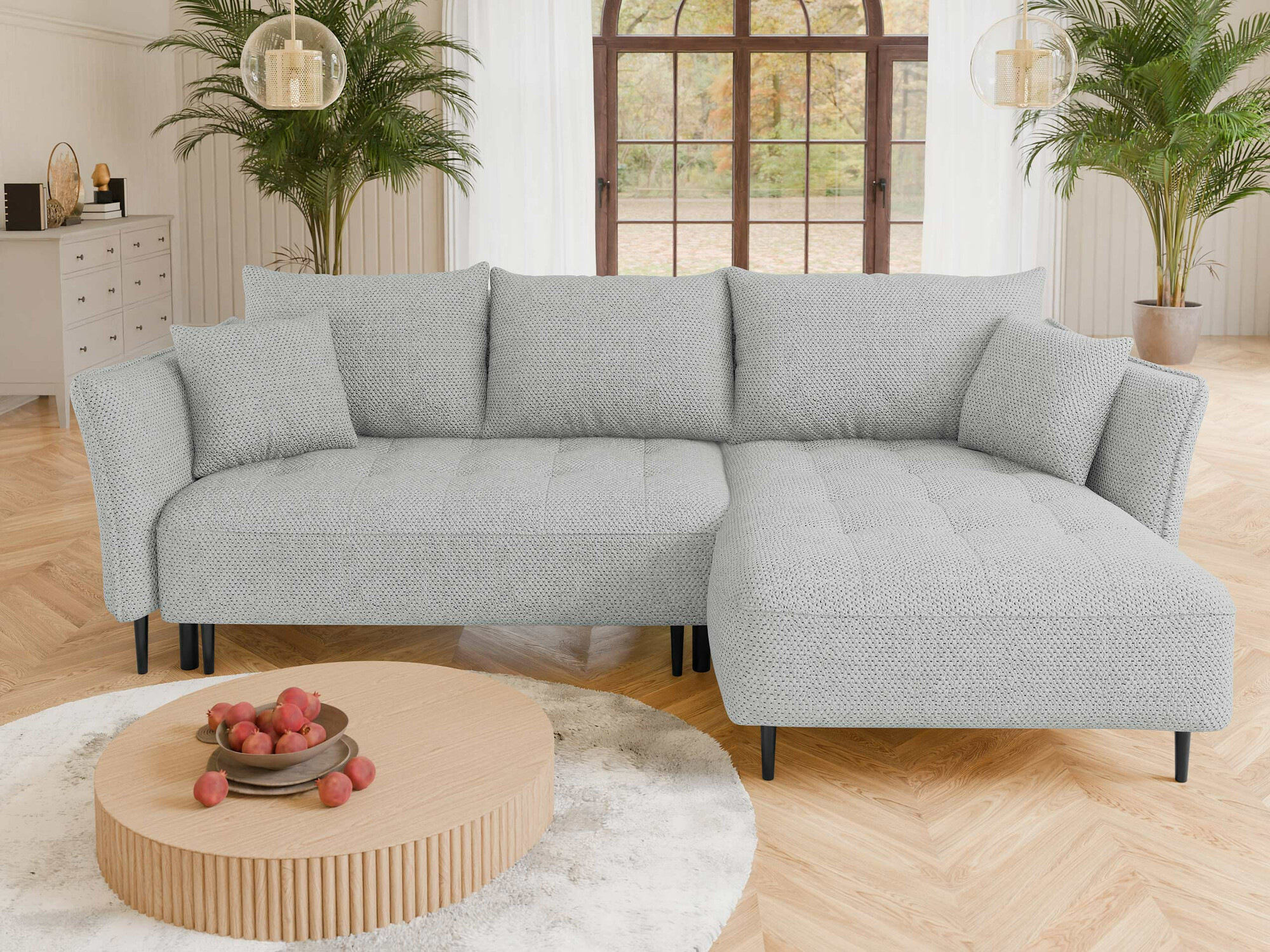 Divano angolare TrendyNest Cervon (Onega 08)