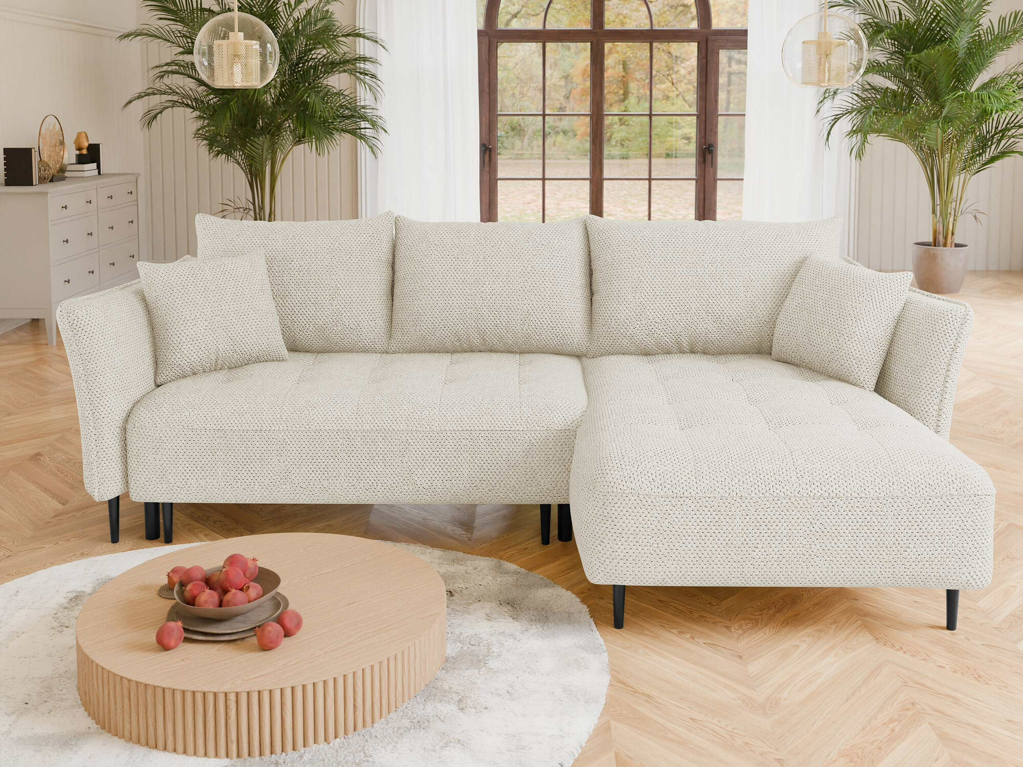 Divano angolare TrendyNest Cervon (Onega 14)