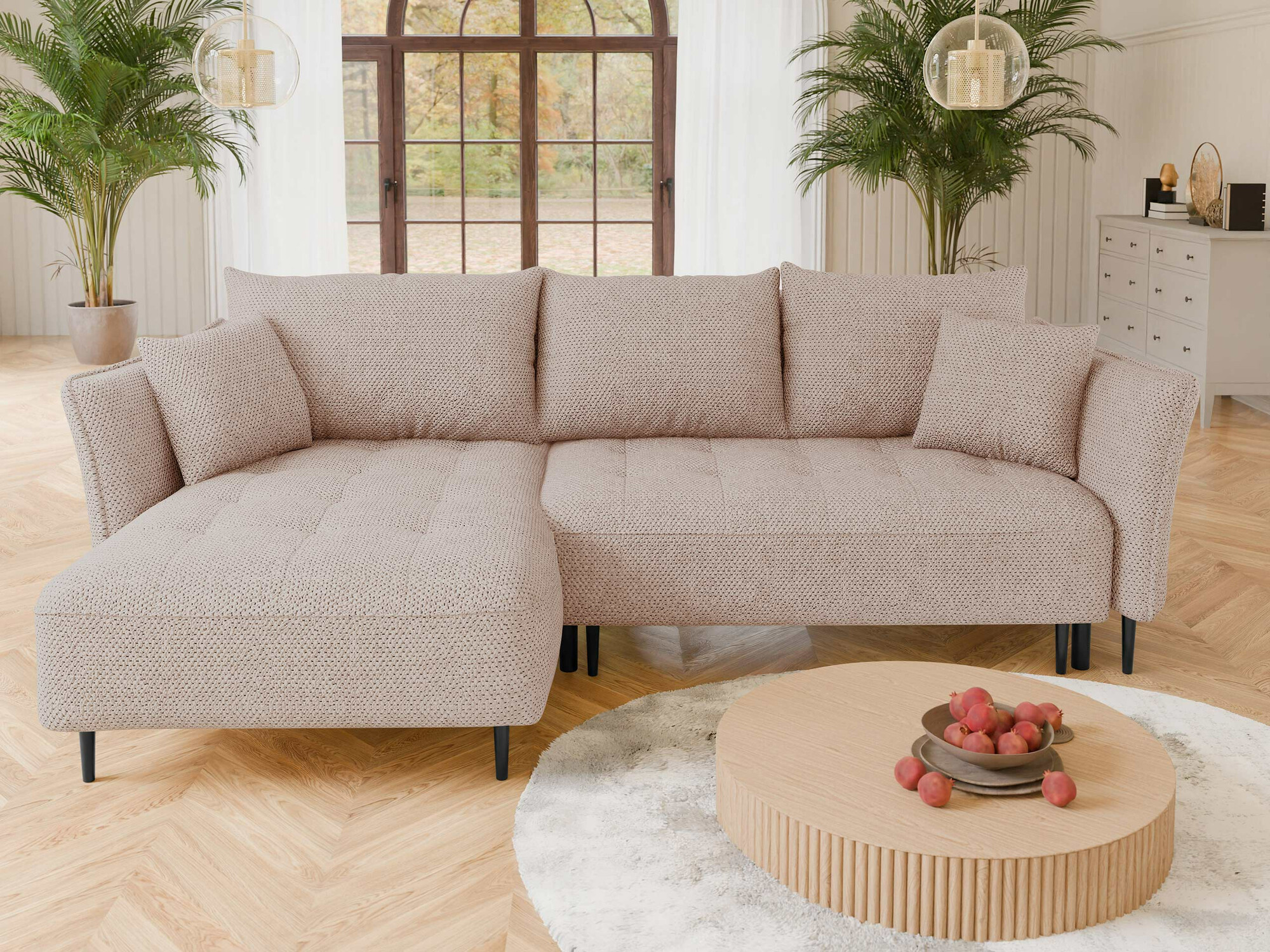 Divano angolare TrendyNest Cervon (Onega 15)