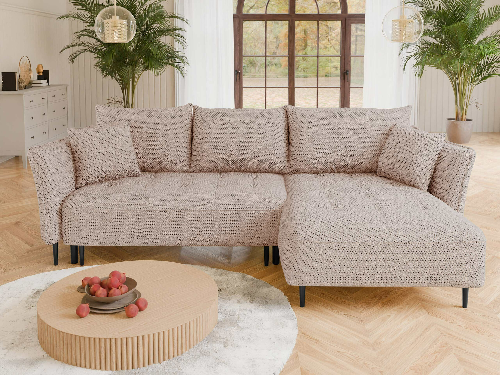 Divano angolare TrendyNest Cervon (Onega 15)