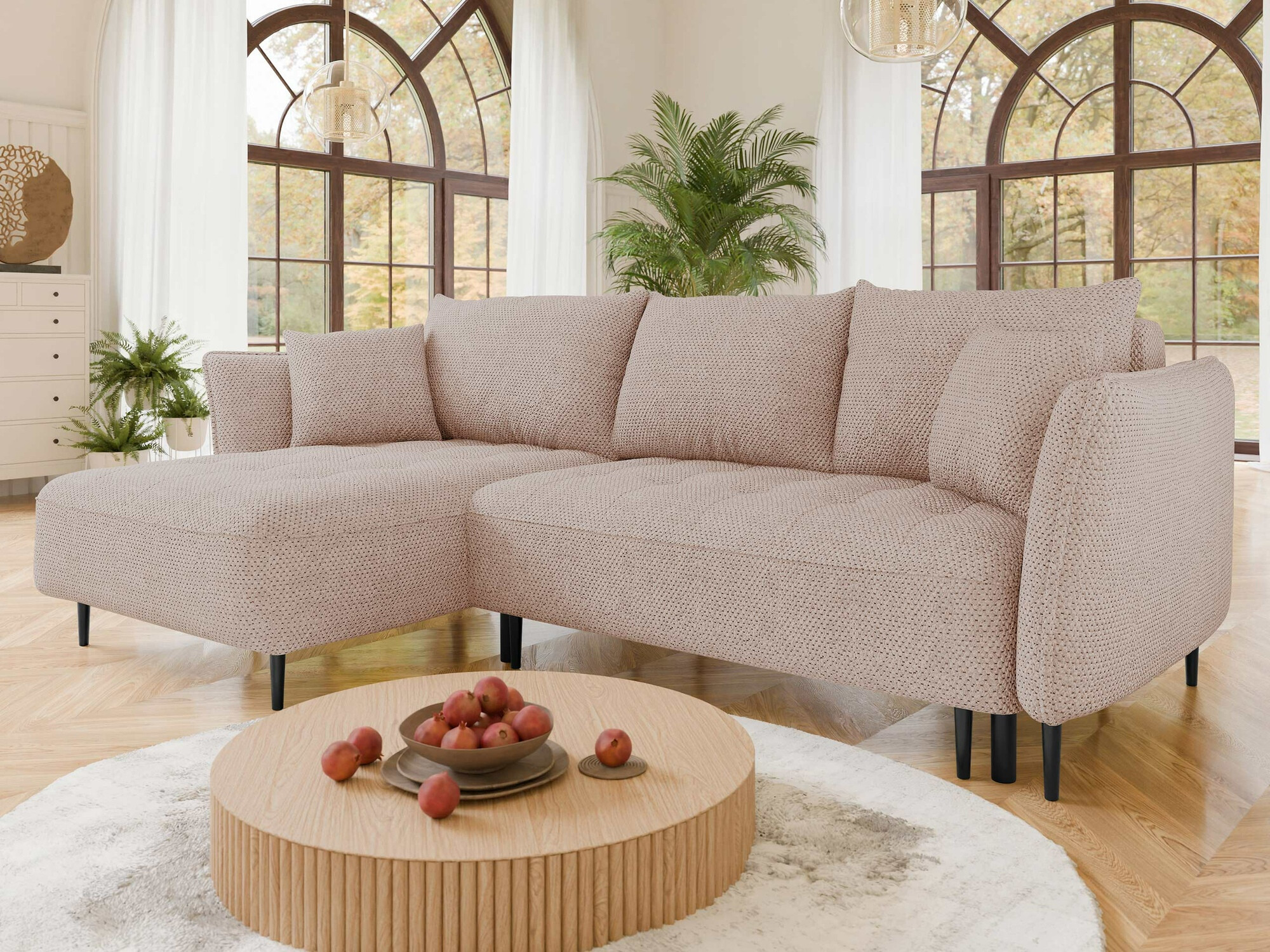 Divano angolare TrendyNest Cervon (Onega 15)