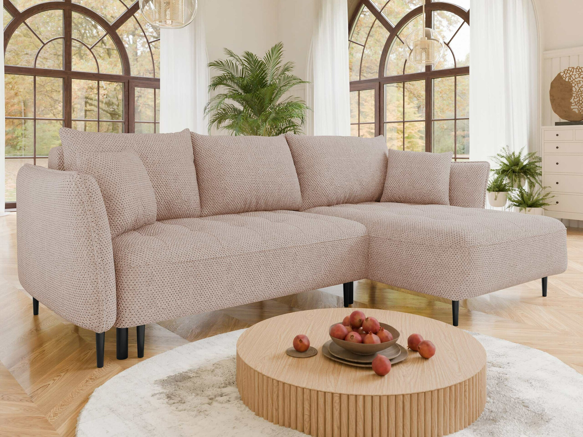 Divano angolare TrendyNest Cervon (Onega 15)