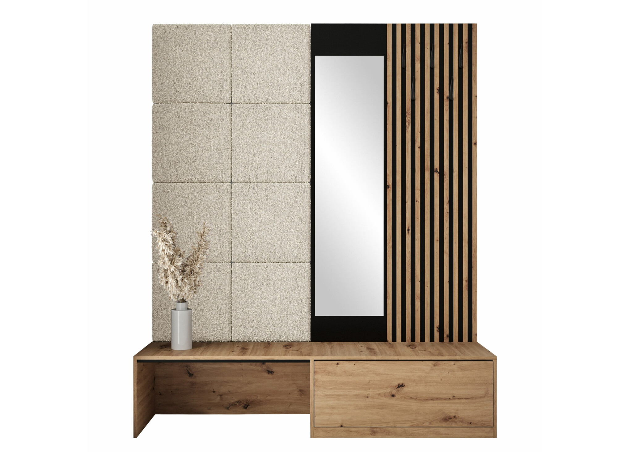 Set arredo da corridoio Fabor (Rovere Artisan + Abriamo 03)