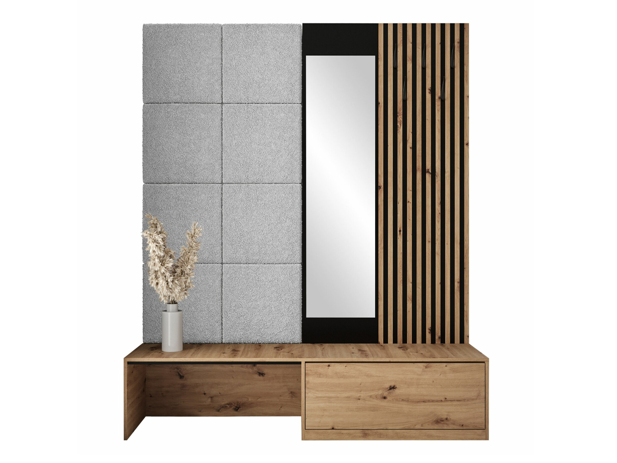 Set arredo da corridoio Fabor (Rovere Artisan + Abriamo 06)