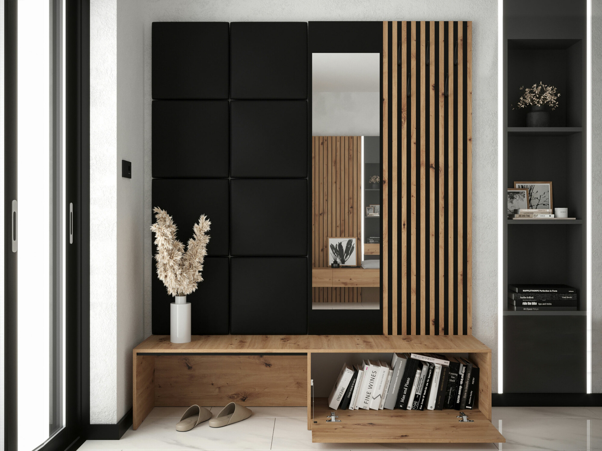 Set arredo da corridoio Fabor (Rovere Artisan + Abriamo 06)