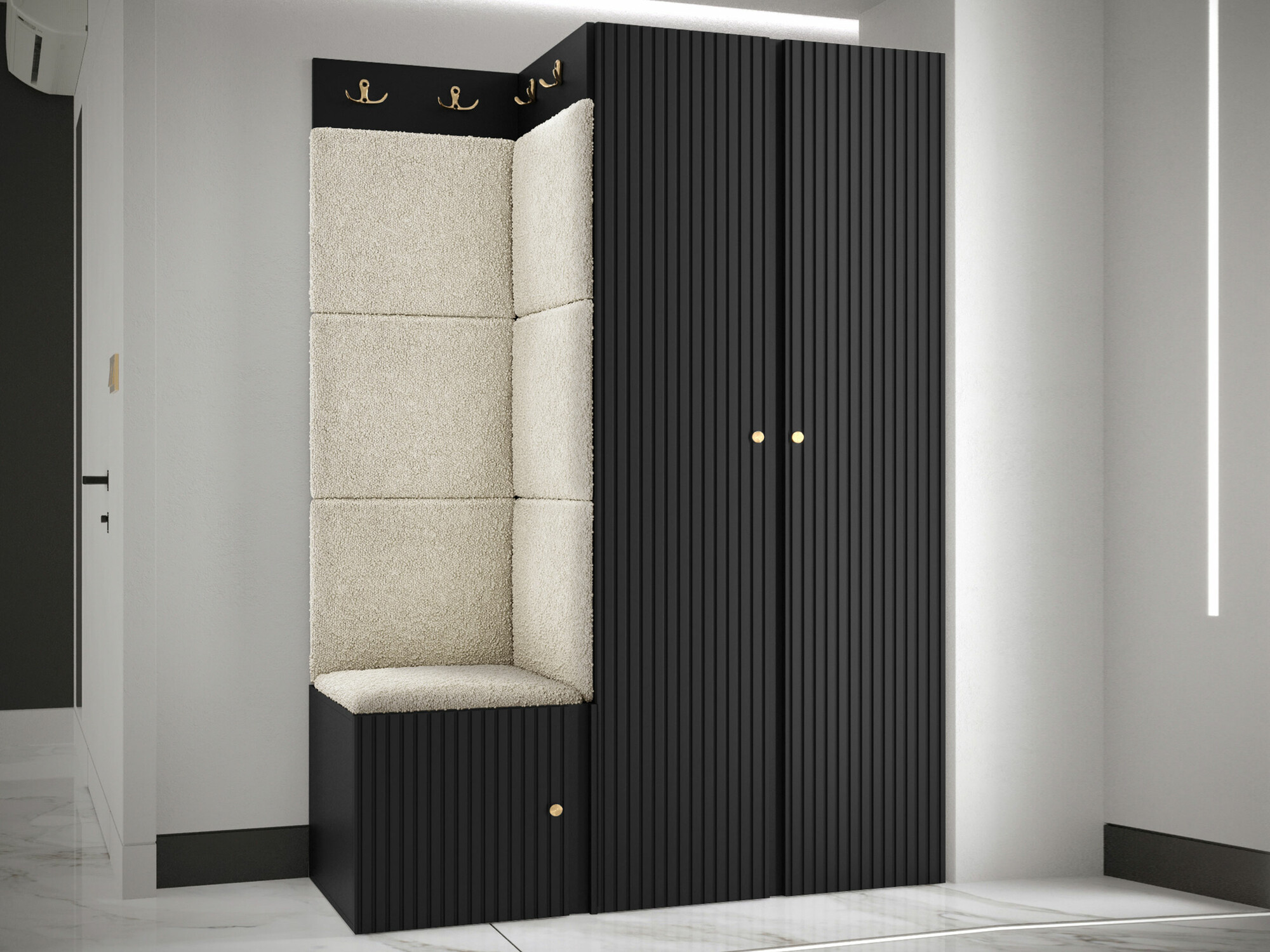 Set arredo da corridoio Hartford 387 (Abriamo 03)