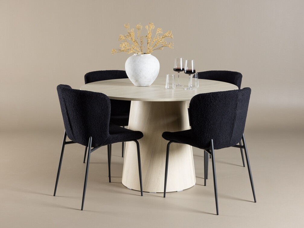 Set sala da pranzo Dallas 4554 (Nero)