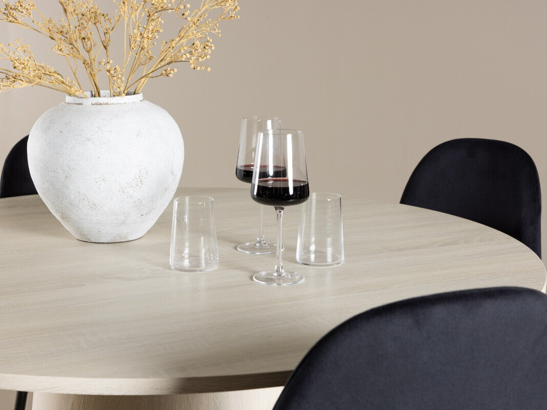 Set sala da pranzo Dallas 4556 (Nero)