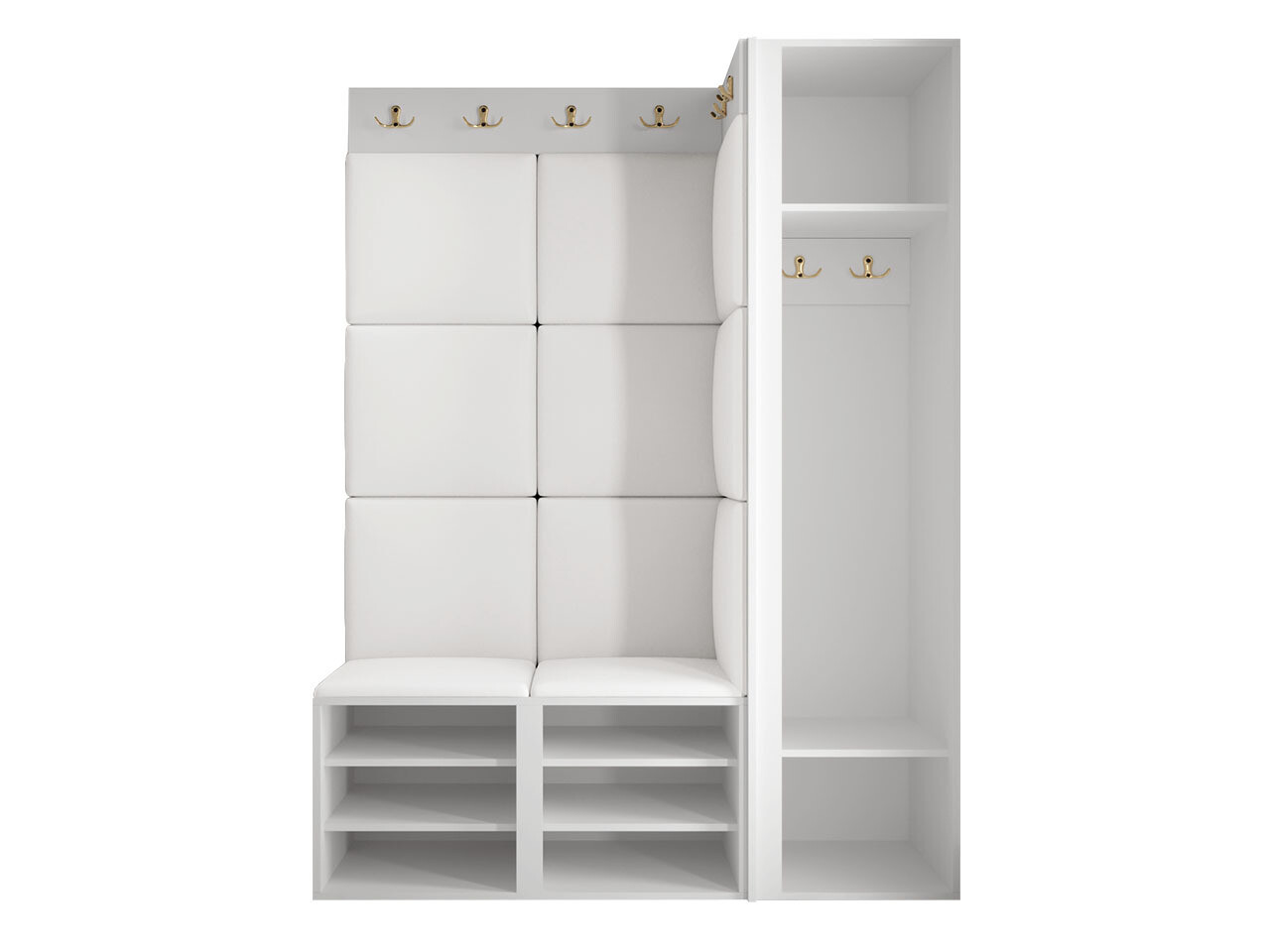 Set arredo da corridoio Hartford 385 (Eco pelle Soft 017)