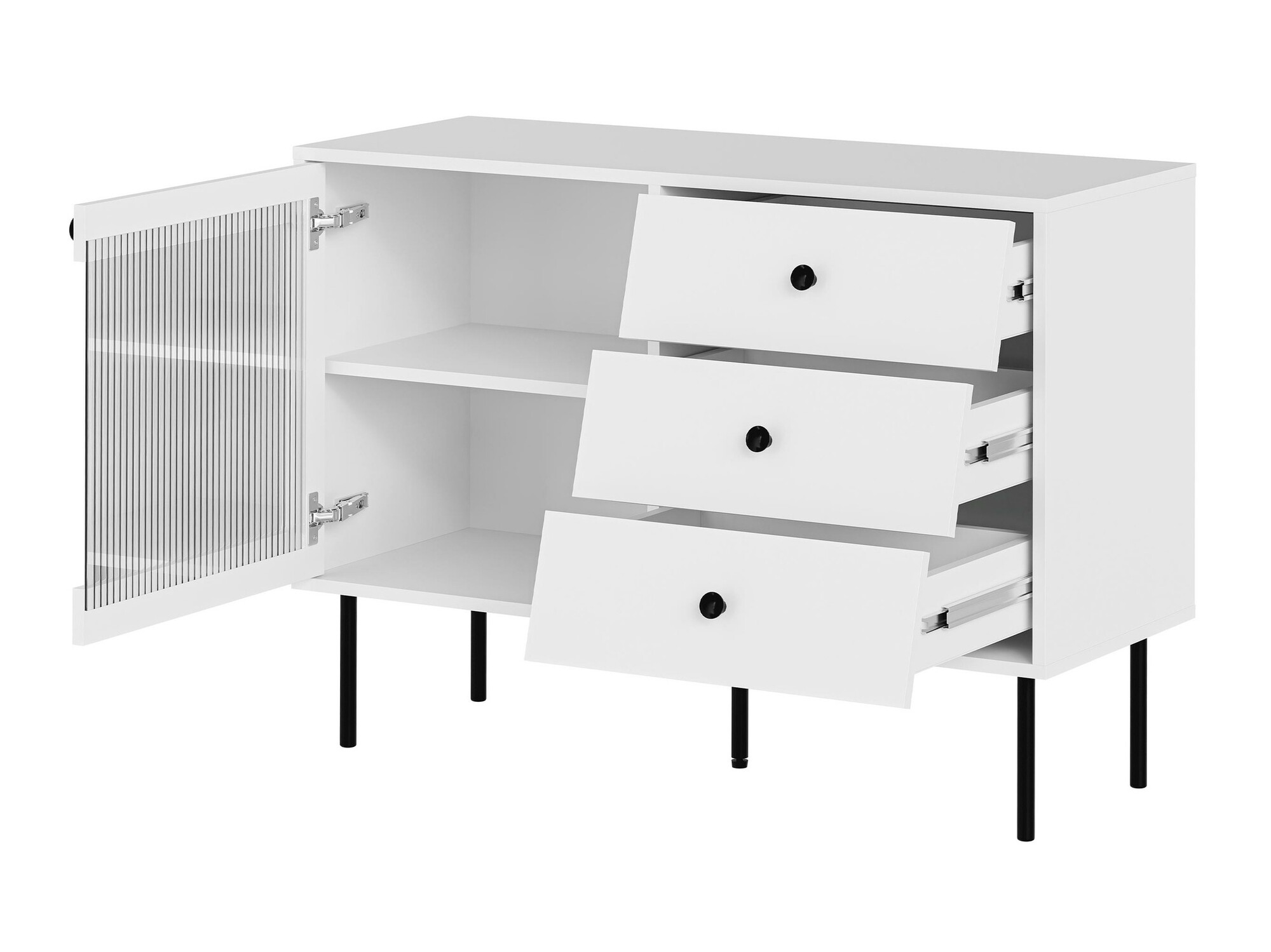 Parete attrezzata Feletri 108 (Bianco)