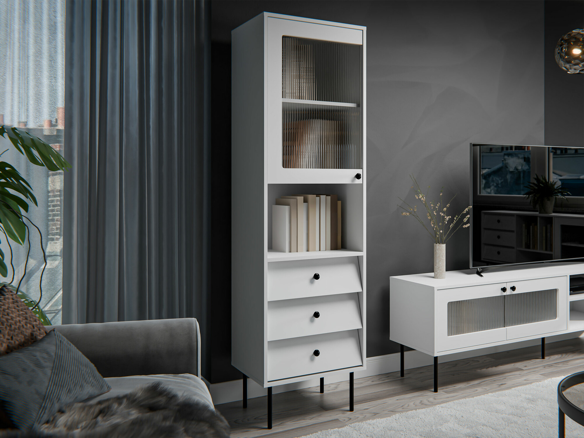 Scaffale Feletri 105 (Bianco)