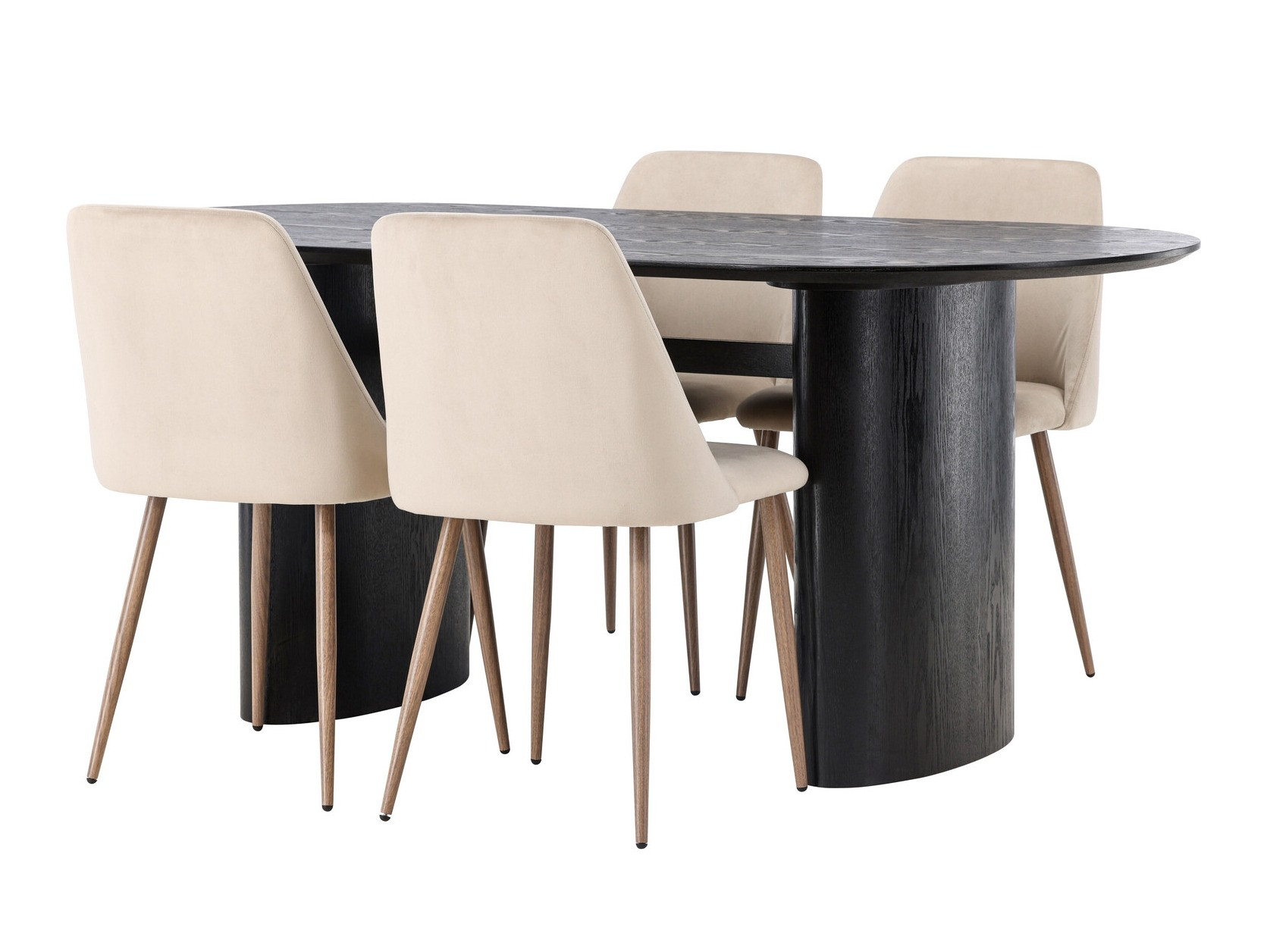 Set sala da pranzo Dallas 3995 (Nero)