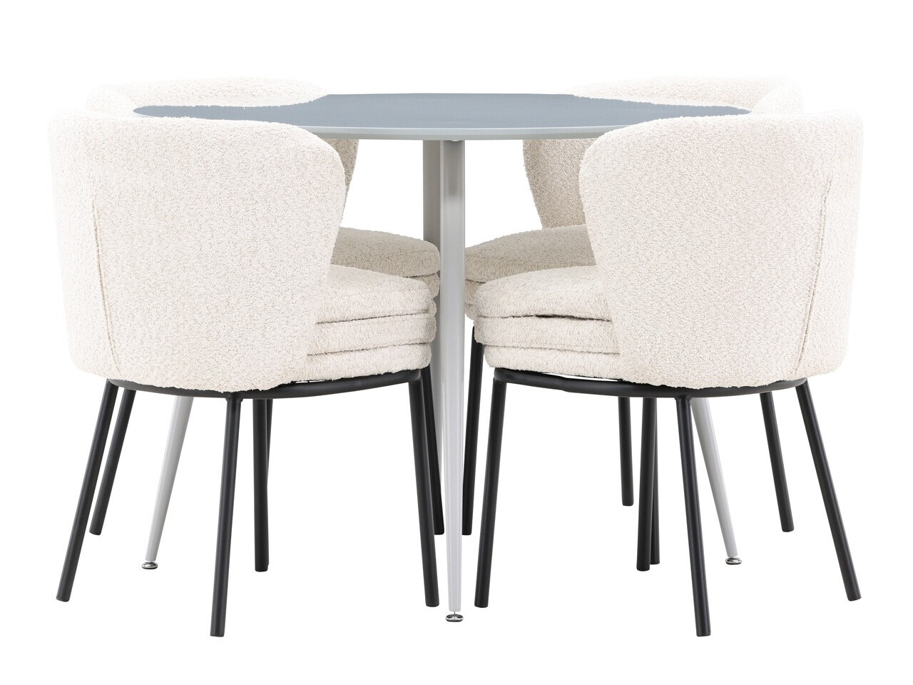 Set sala da pranzo Dallas 4561 (Grigio)