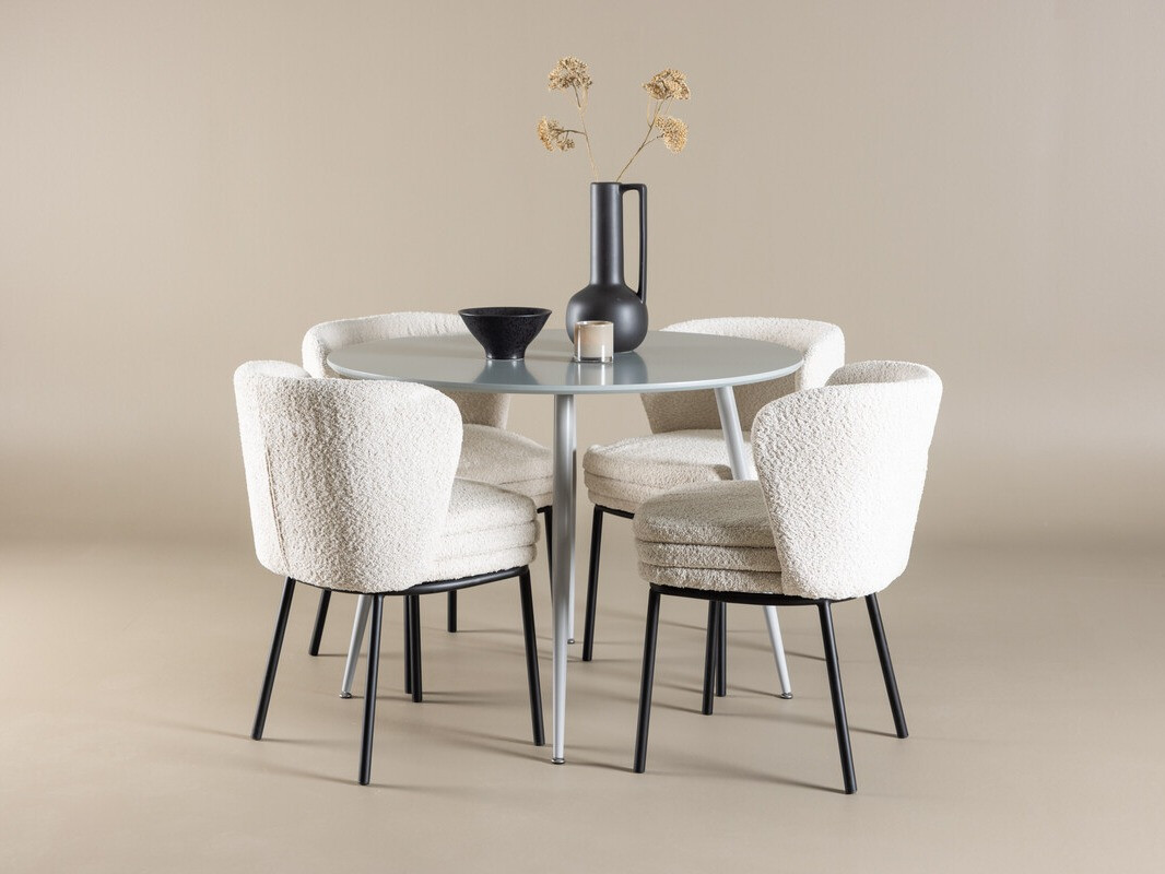 Set sala da pranzo Dallas 4561 (Grigio)
