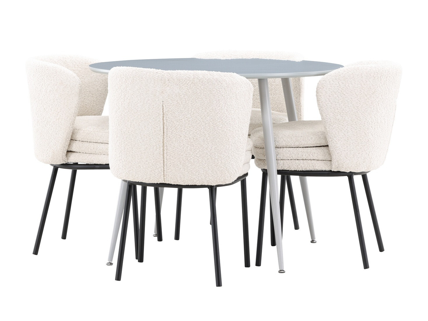 Set sala da pranzo Dallas 4561 (Grigio)