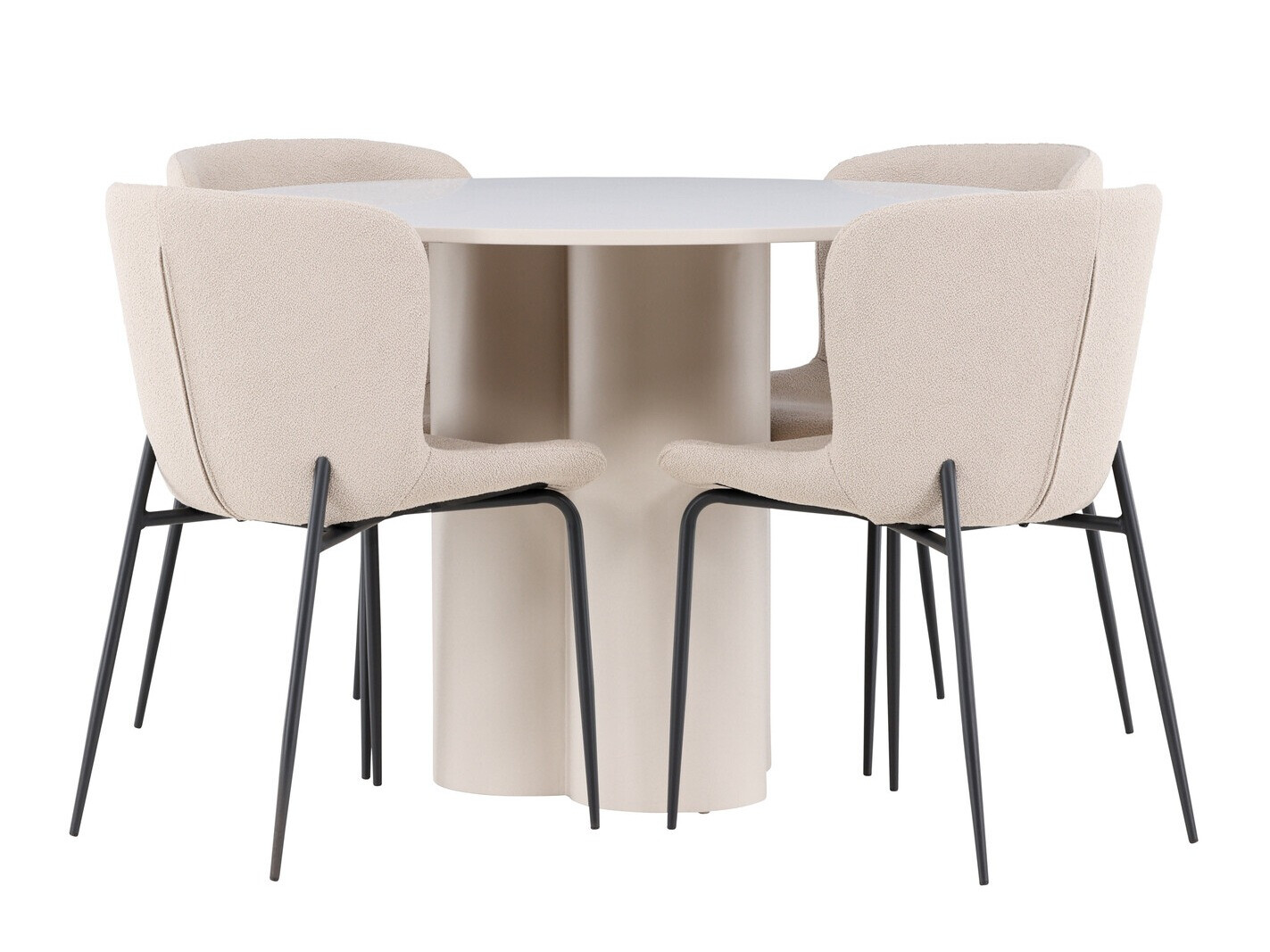 Set sala da pranzo Dallas 4562 (Beige)
