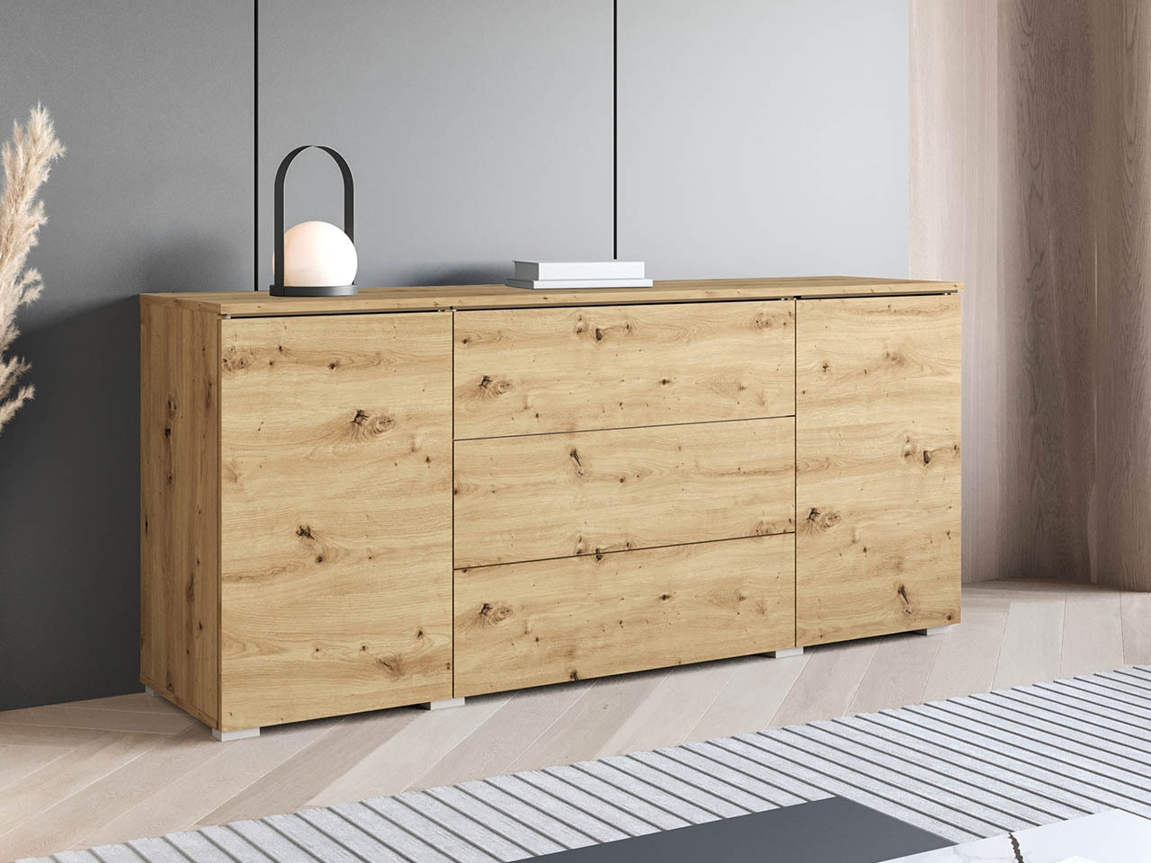 Cassettiera Mirfivo 102 (Rovere Artisan)