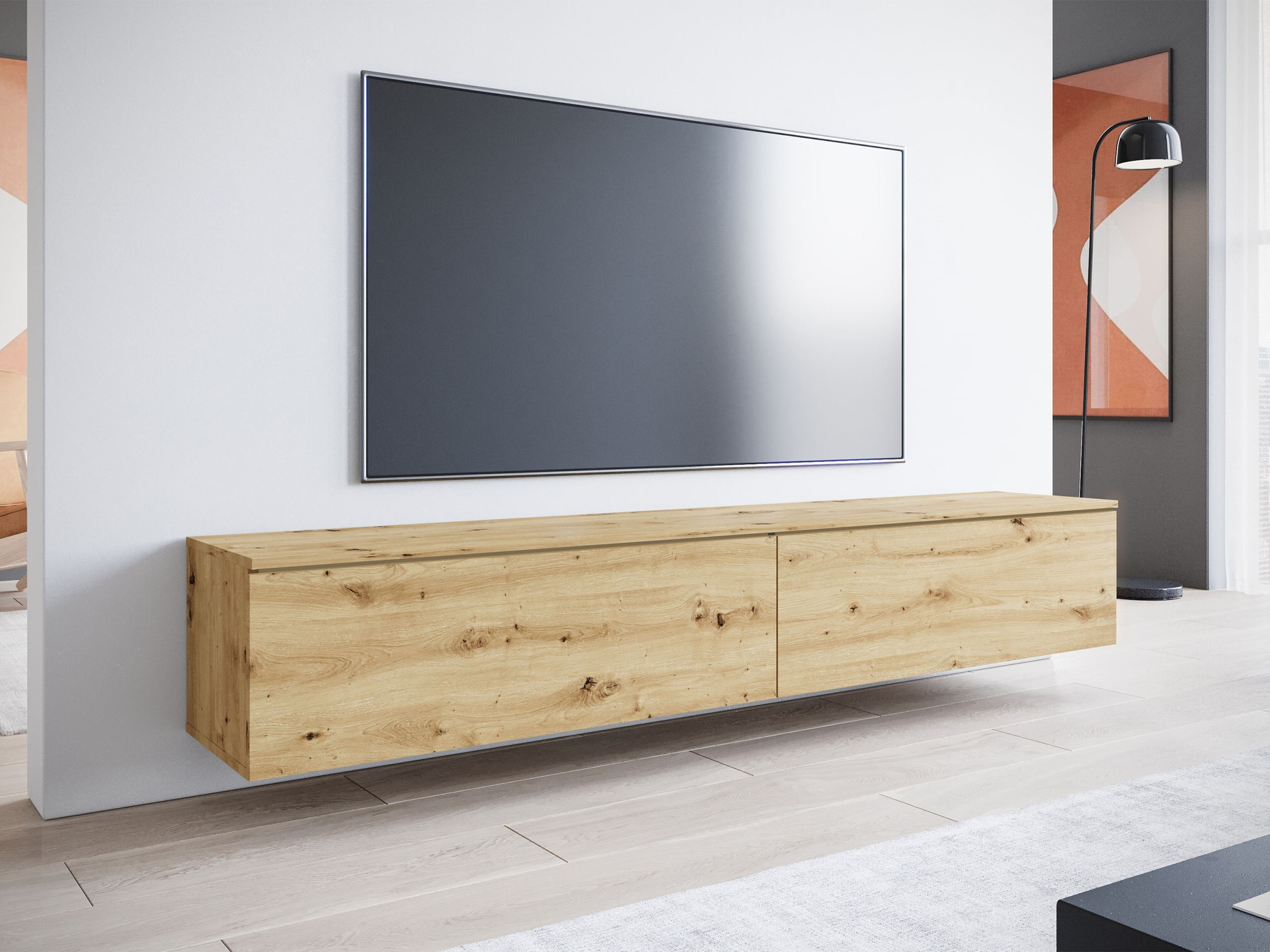 Mobile porta TV Scientia I (Rovere Artisan)