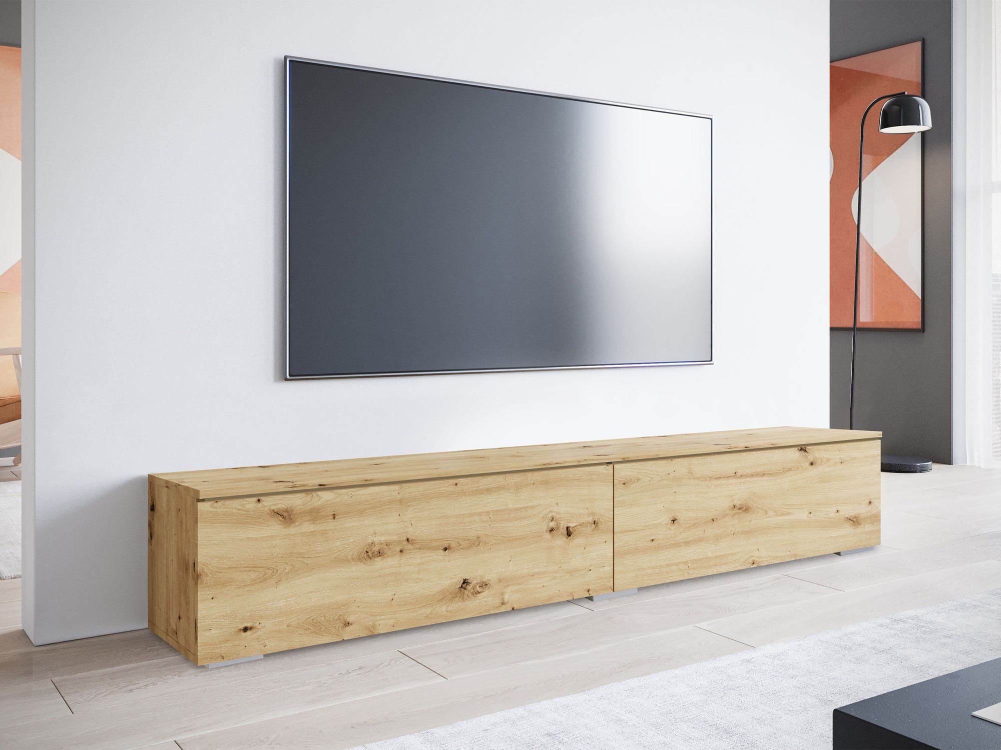 Mobile porta TV Scientia I (Rovere Artisan)