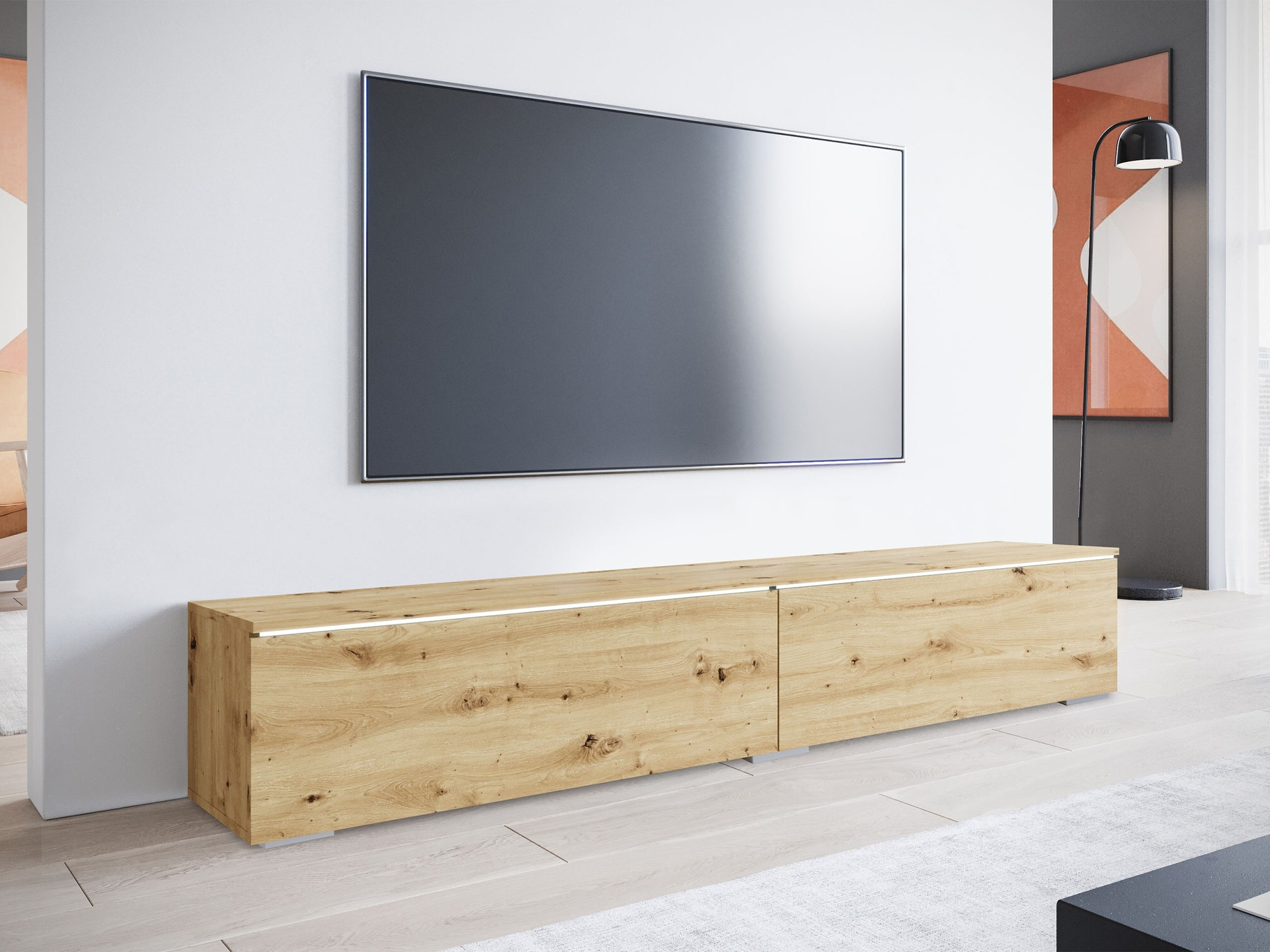 Mobile porta TV Scientia I (Rovere Artisan)