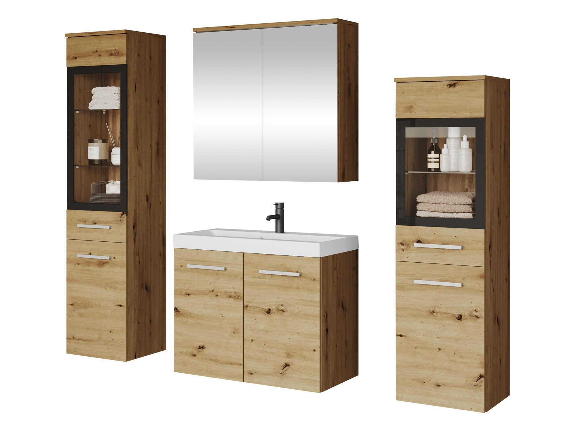 Set bagno Scientia III (Rovere Artisan)