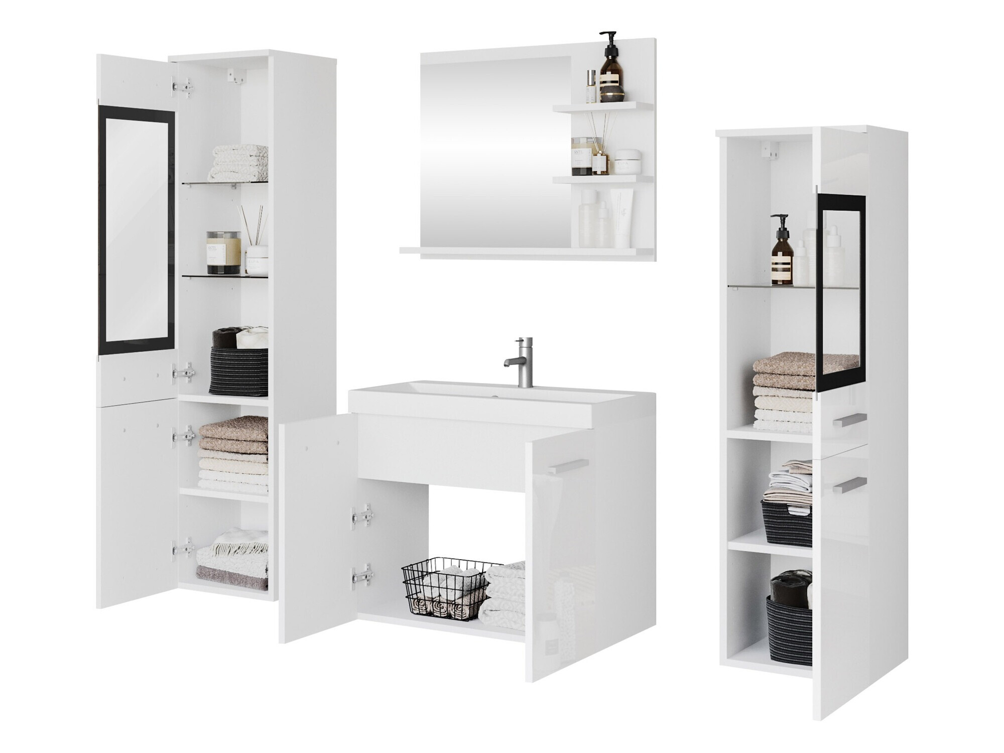 Set bagno Scientia IV (Rovere Artisan)