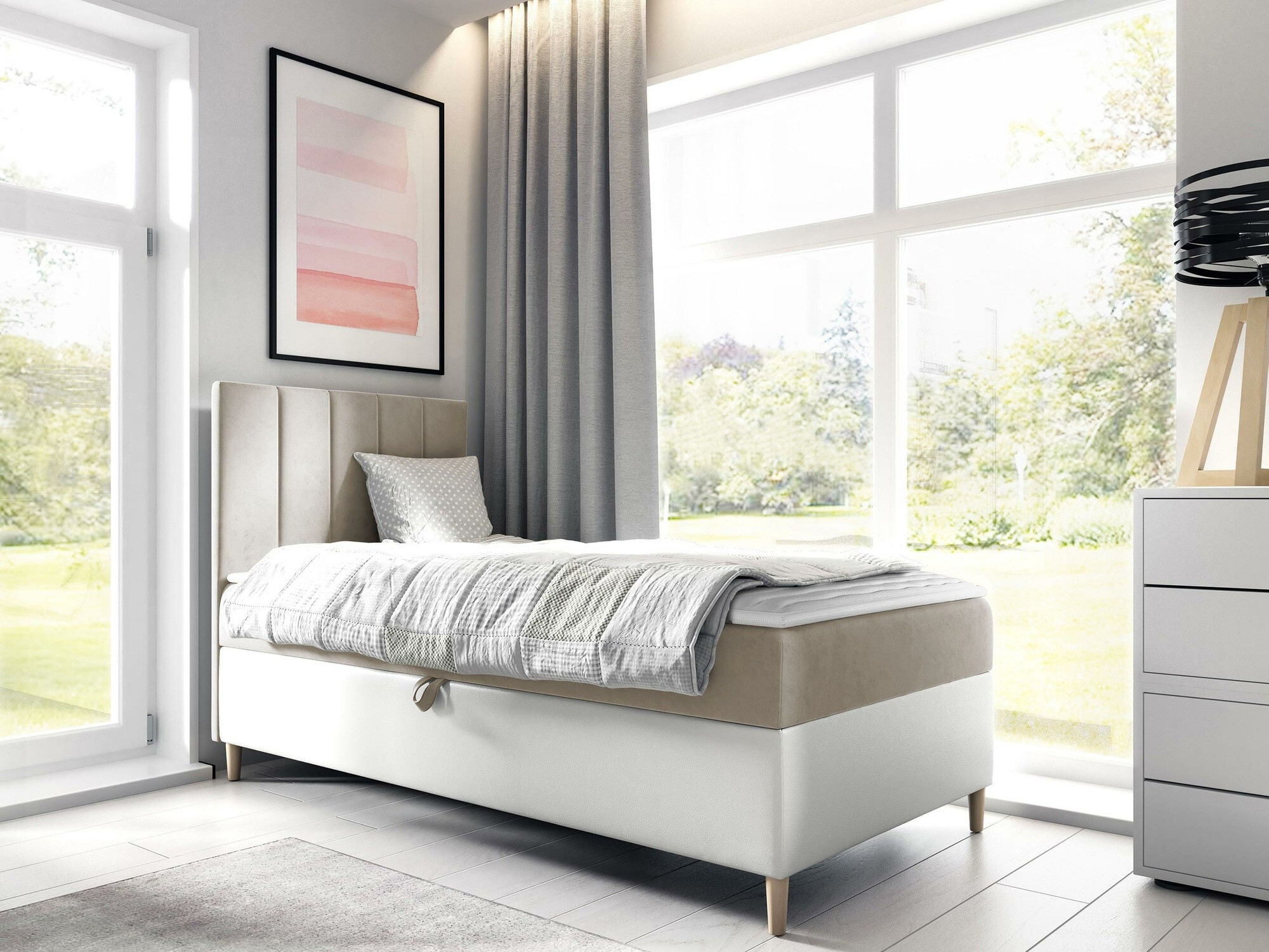 Letto continentale Lucus VI (Soft 017 + Fresh 1)