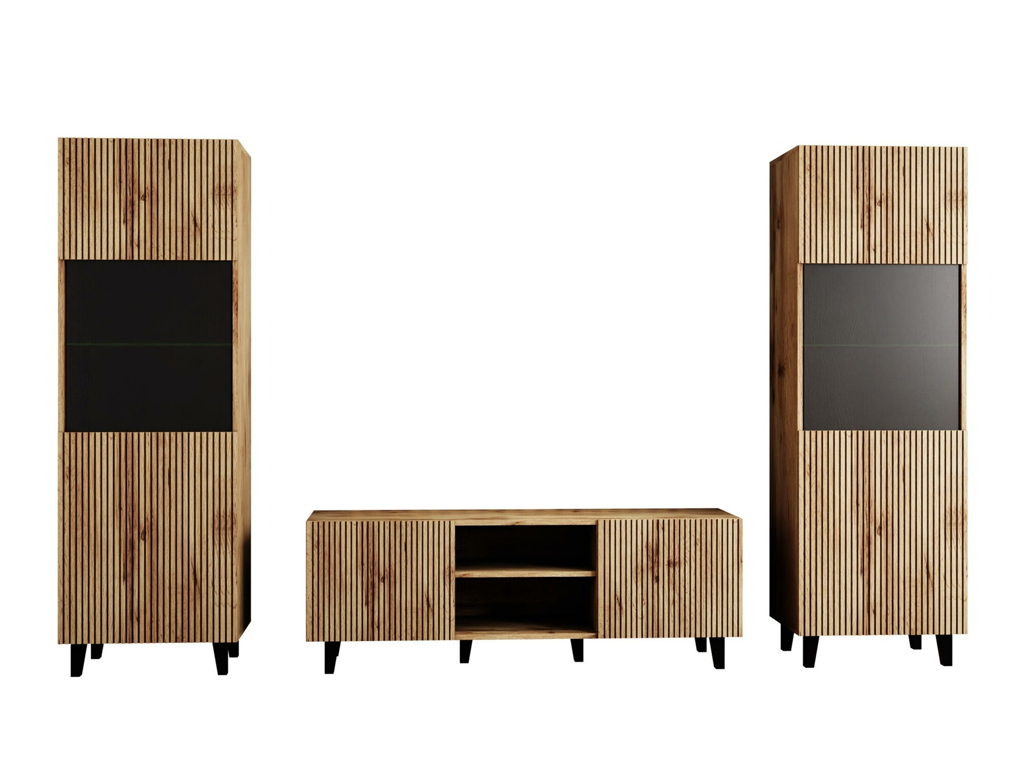 Parete attrezzata Remeta 110 (Quercia di Wotan)