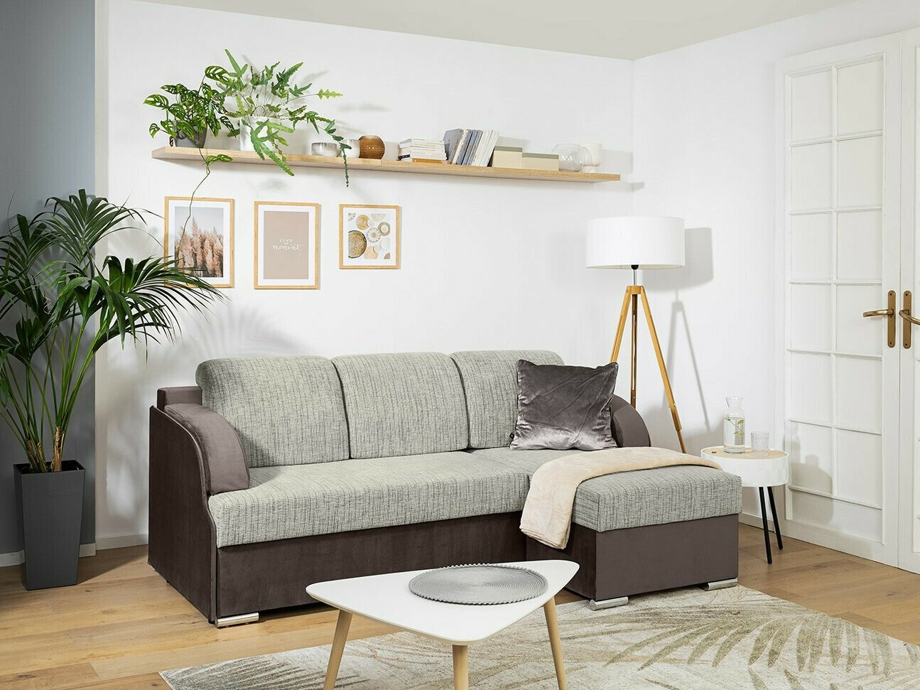 Divano angolare Boston 609 (Bluvel 38)