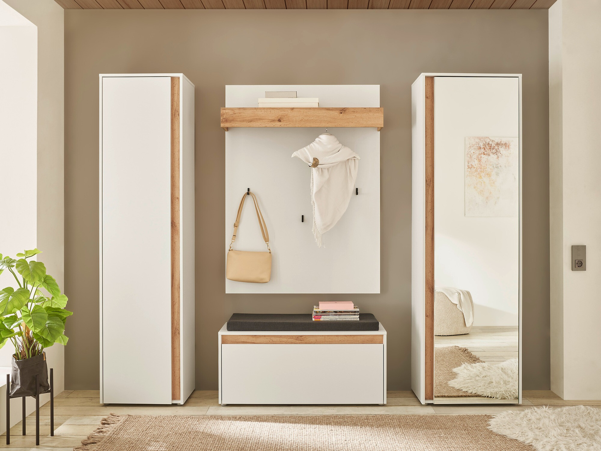 Armadio Elbsori 160 (Bianco)