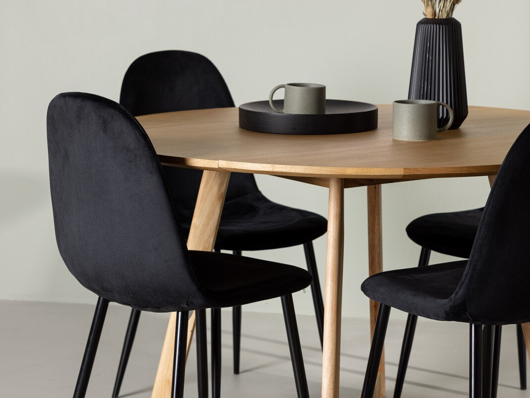 Set sala da pranzo Dallas 4580 (Nero)