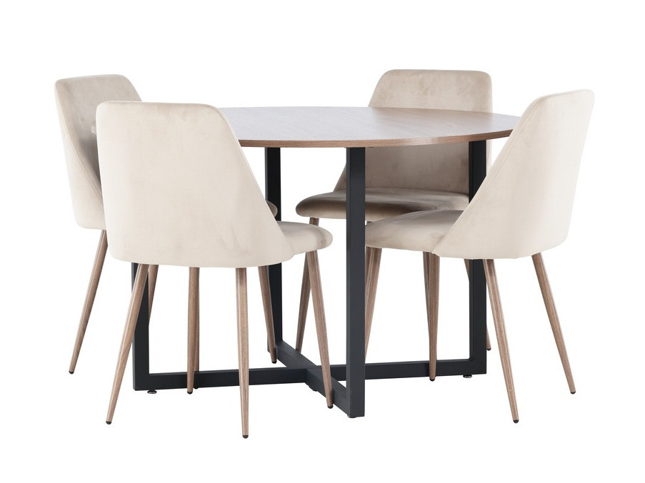 Set sala da pranzo Dallas 4598 (Beige)