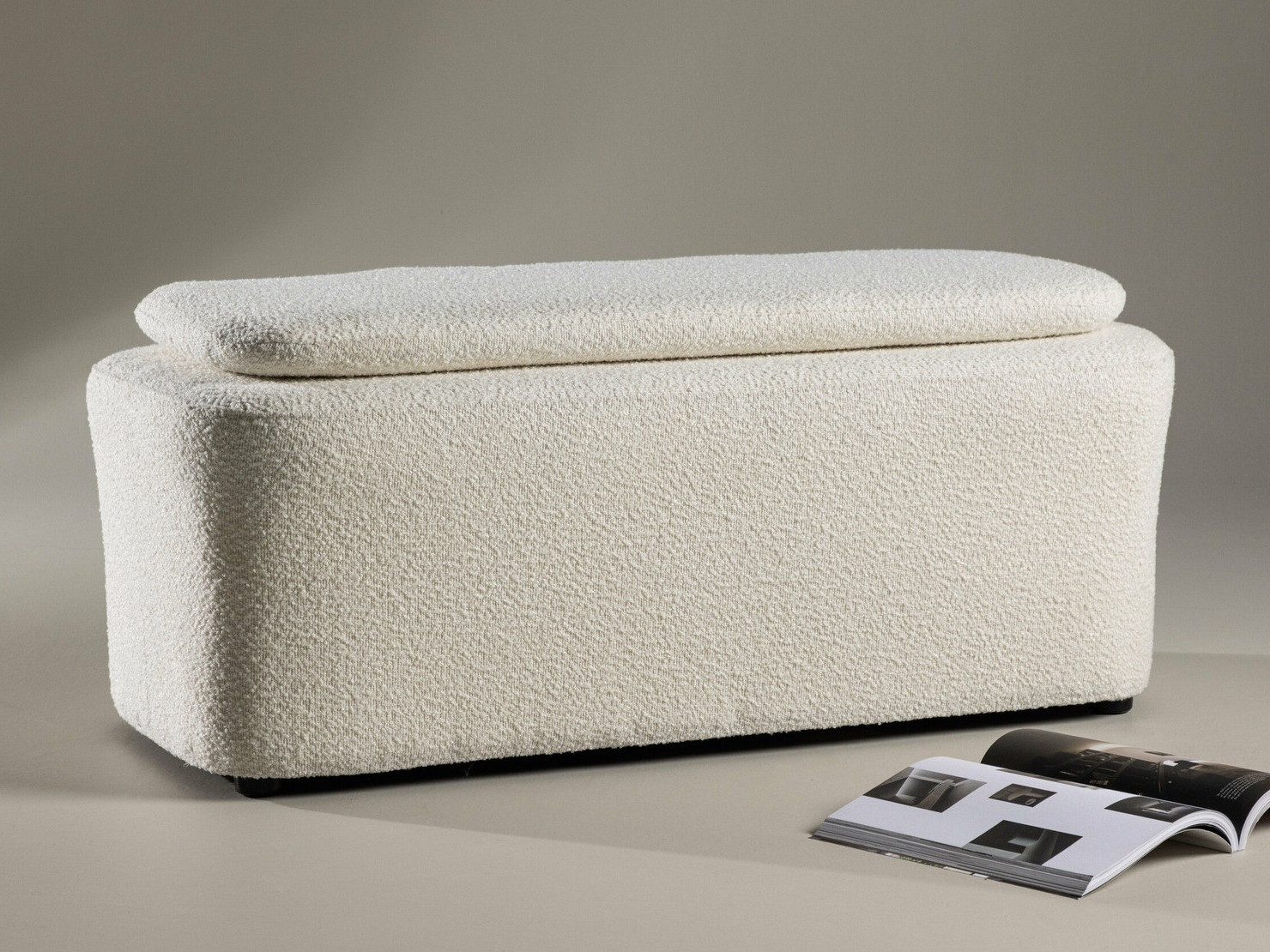 Panca imbottita Dallas 4602 (Bianco)