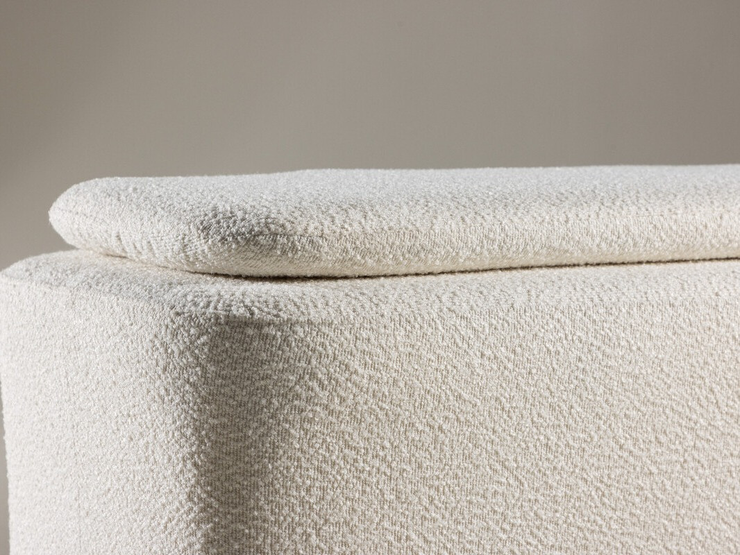 Panca imbottita Dallas 4602 (Bianco)