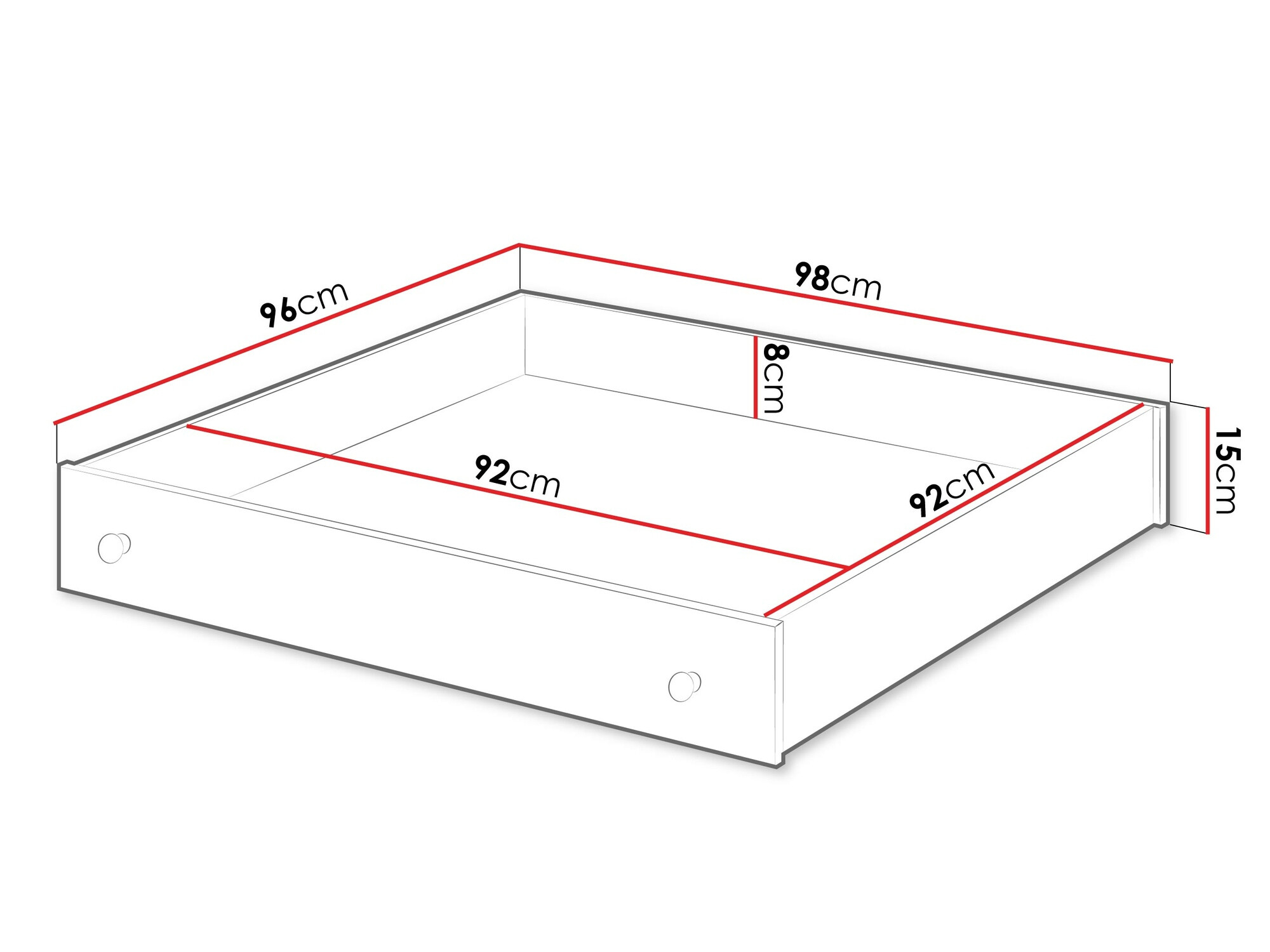 Cassetto Romelbo 147 (Bianco)