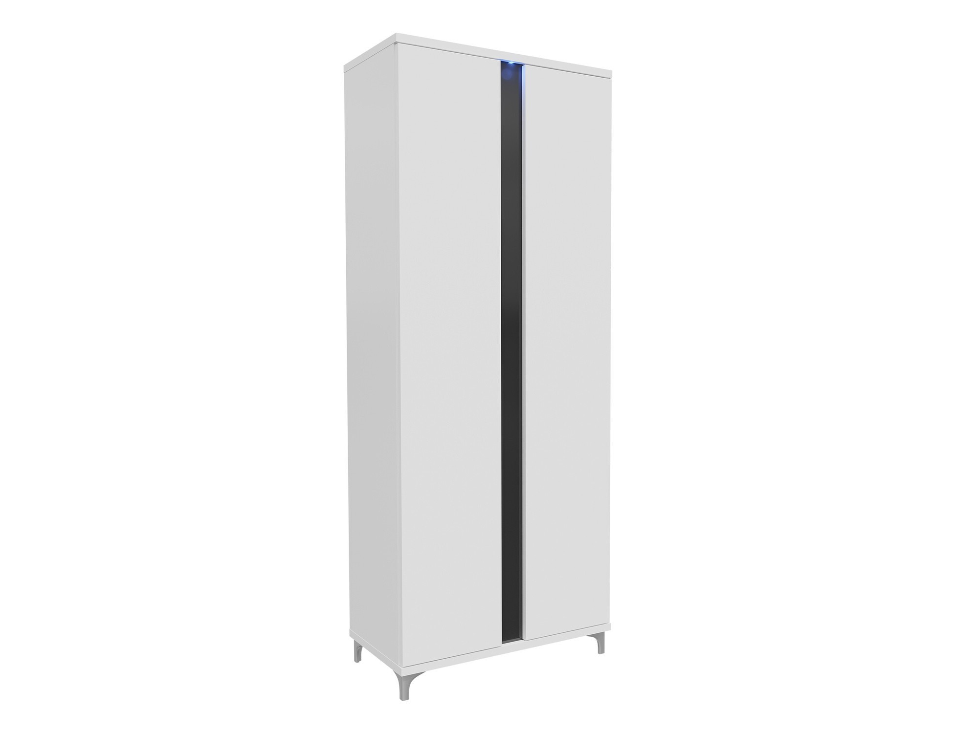 Armadio Florem (Bianco + Bianco lucido + Nero lucido)